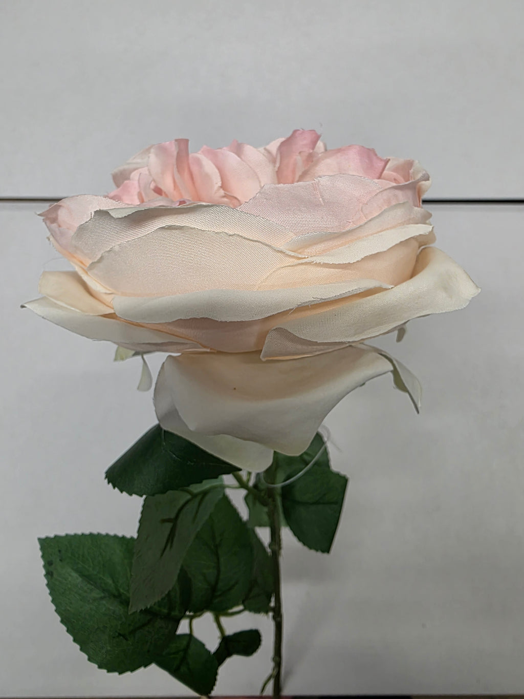 Artificial Garden Rose Light Pink (PACK OF 2)