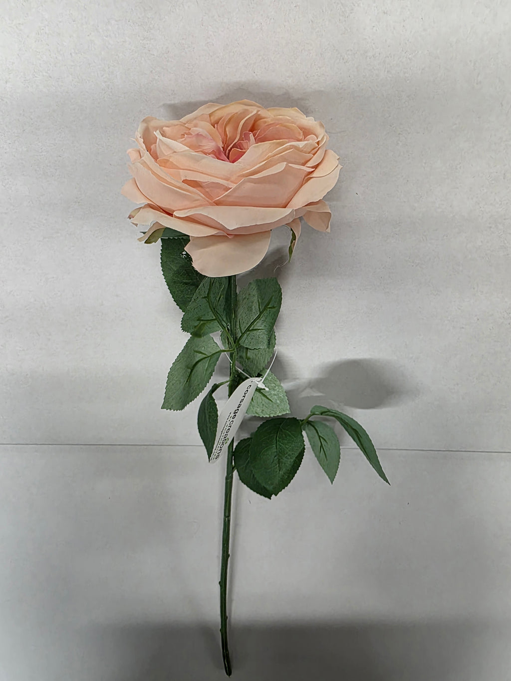 Artificial Garden Rose Peach (PACK OF 2)