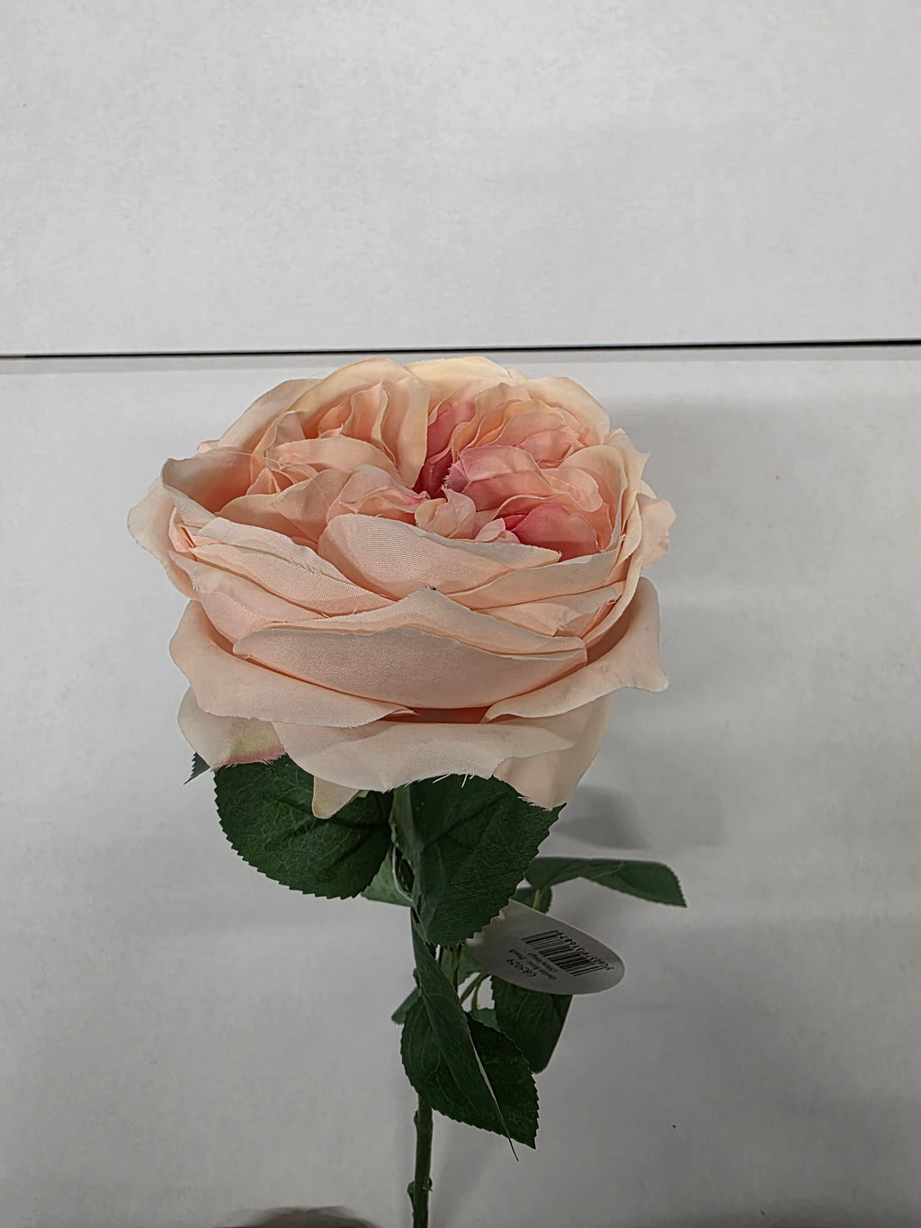 Artificial Garden Rose Peach (PACK OF 2)
