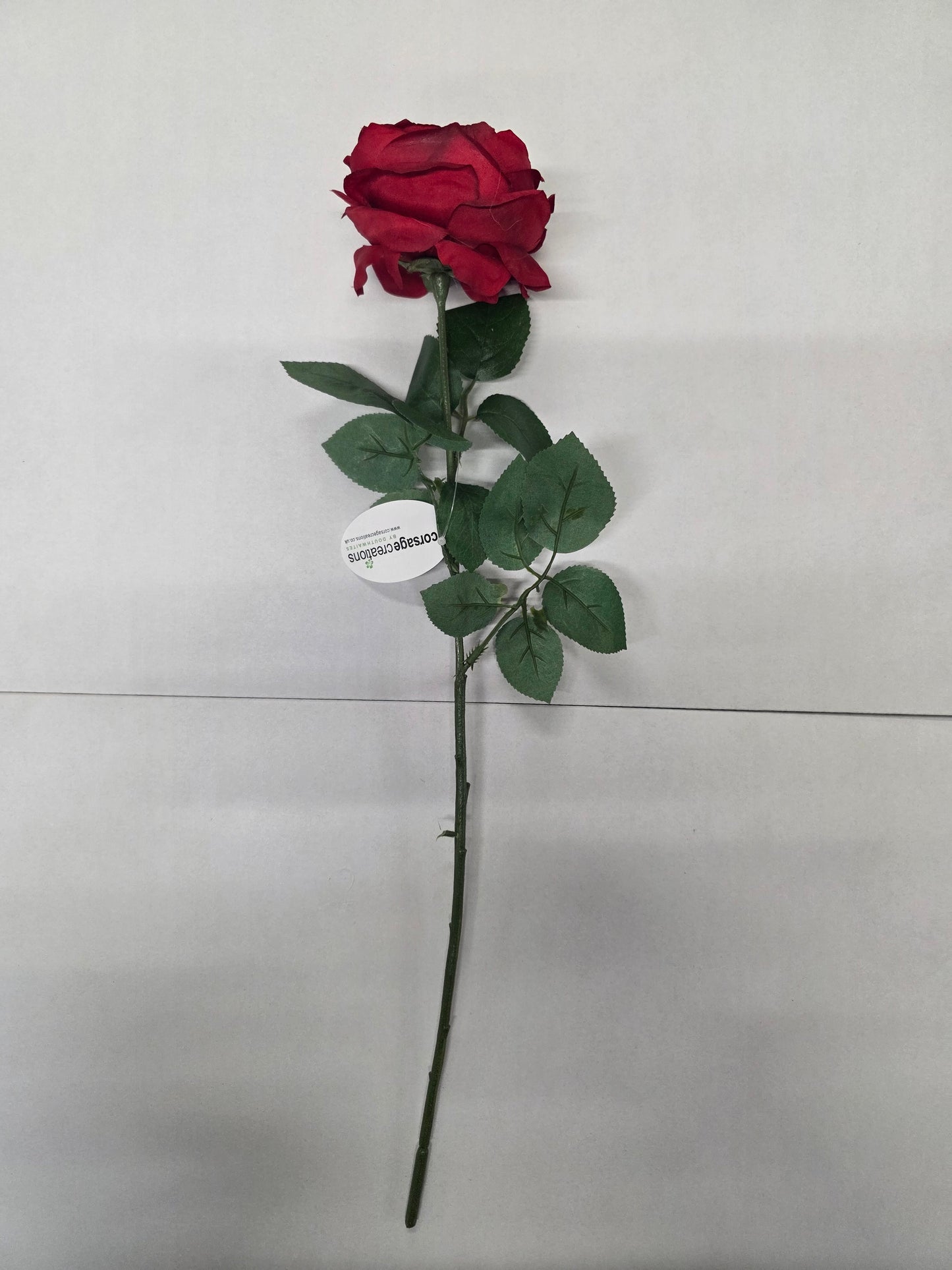 Artificial Garden Rose Red (PACK OF 2)