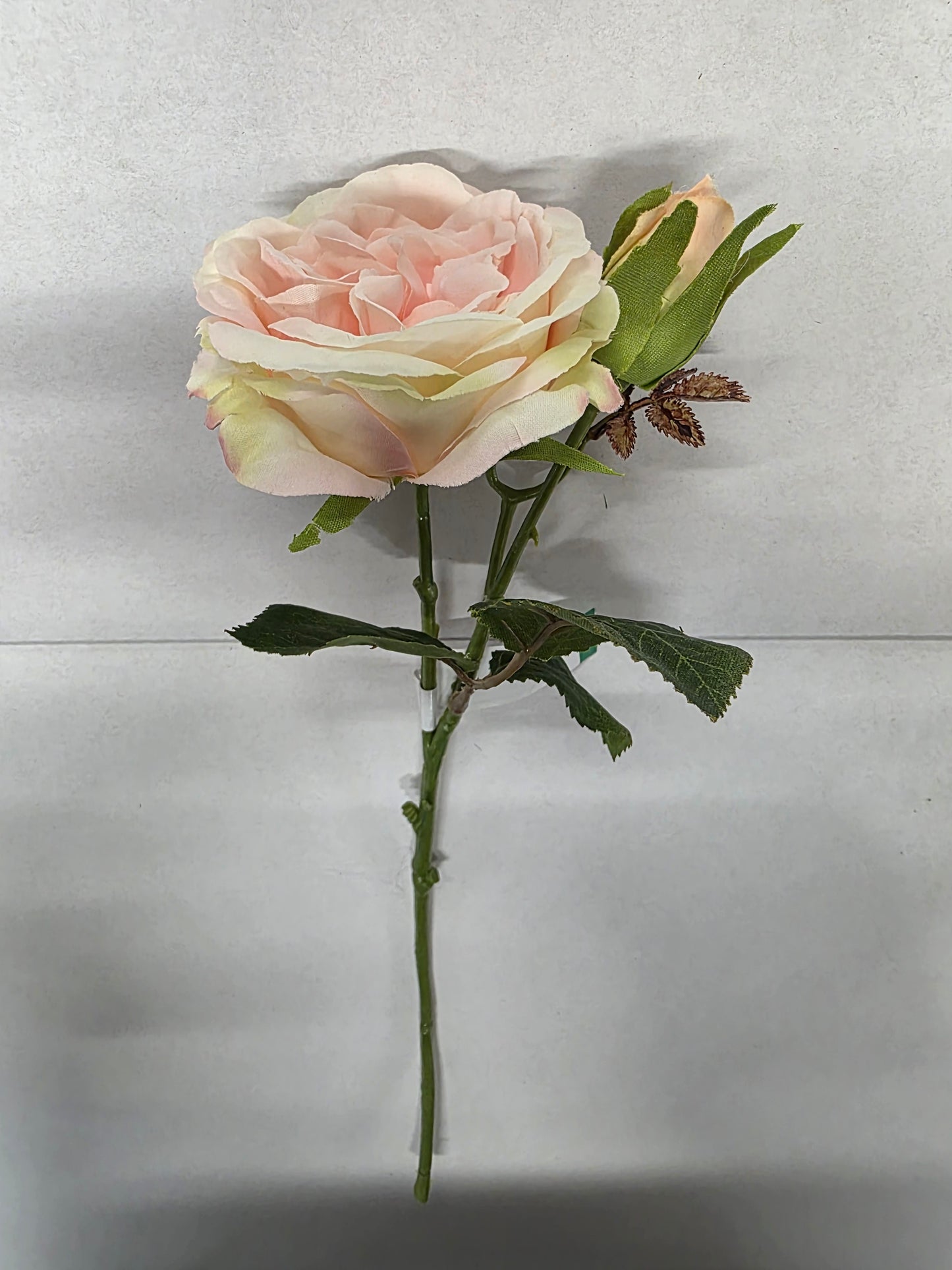 Artificial Rose Anne Peach (PACK OF 2)