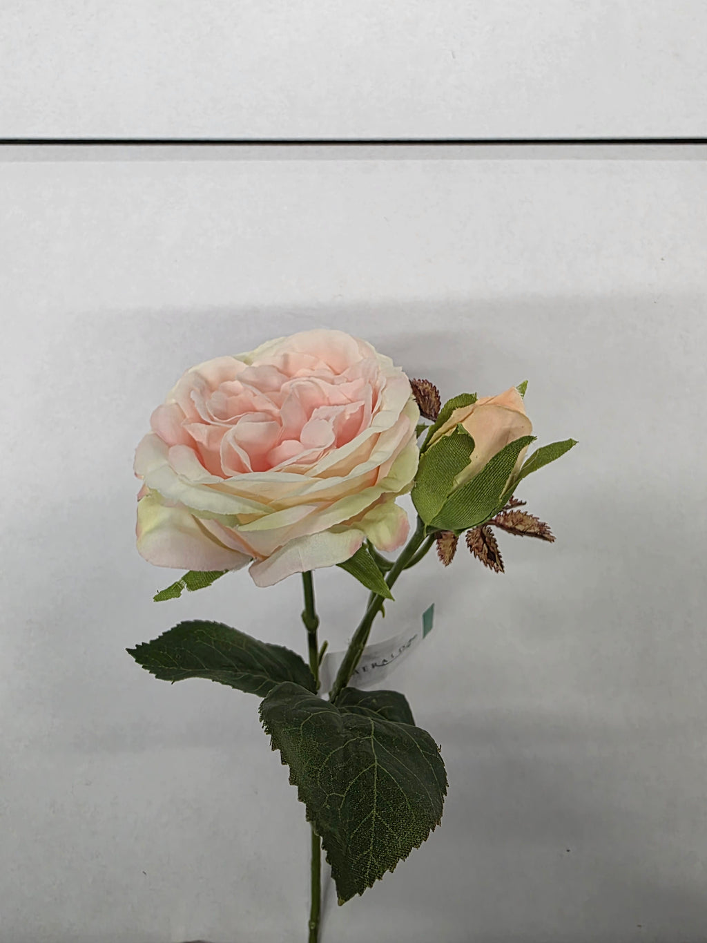 Artificial Rose Anne Peach (PACK OF 2)