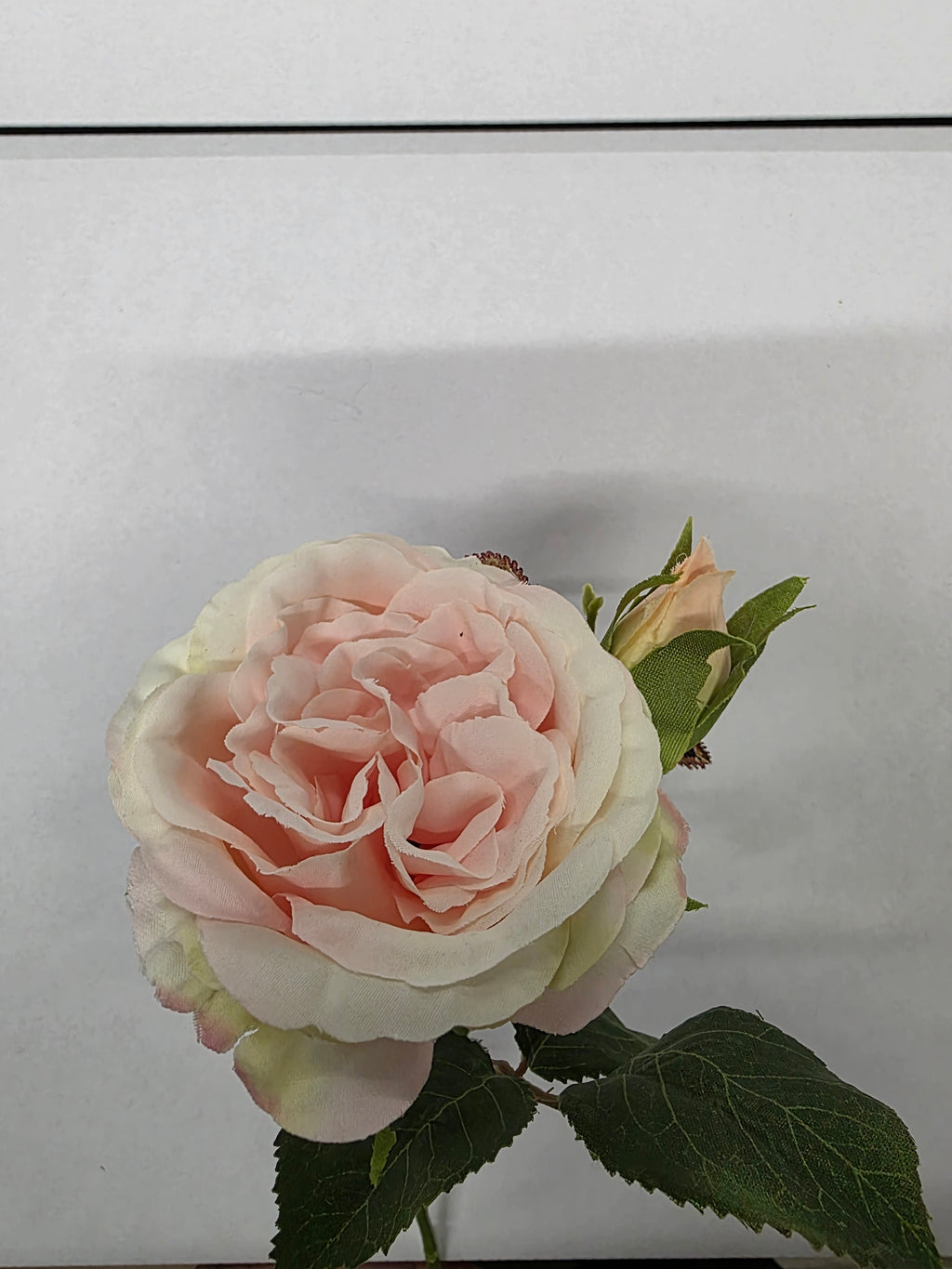 Artificial Rose Anne Peach (PACK OF 2)
