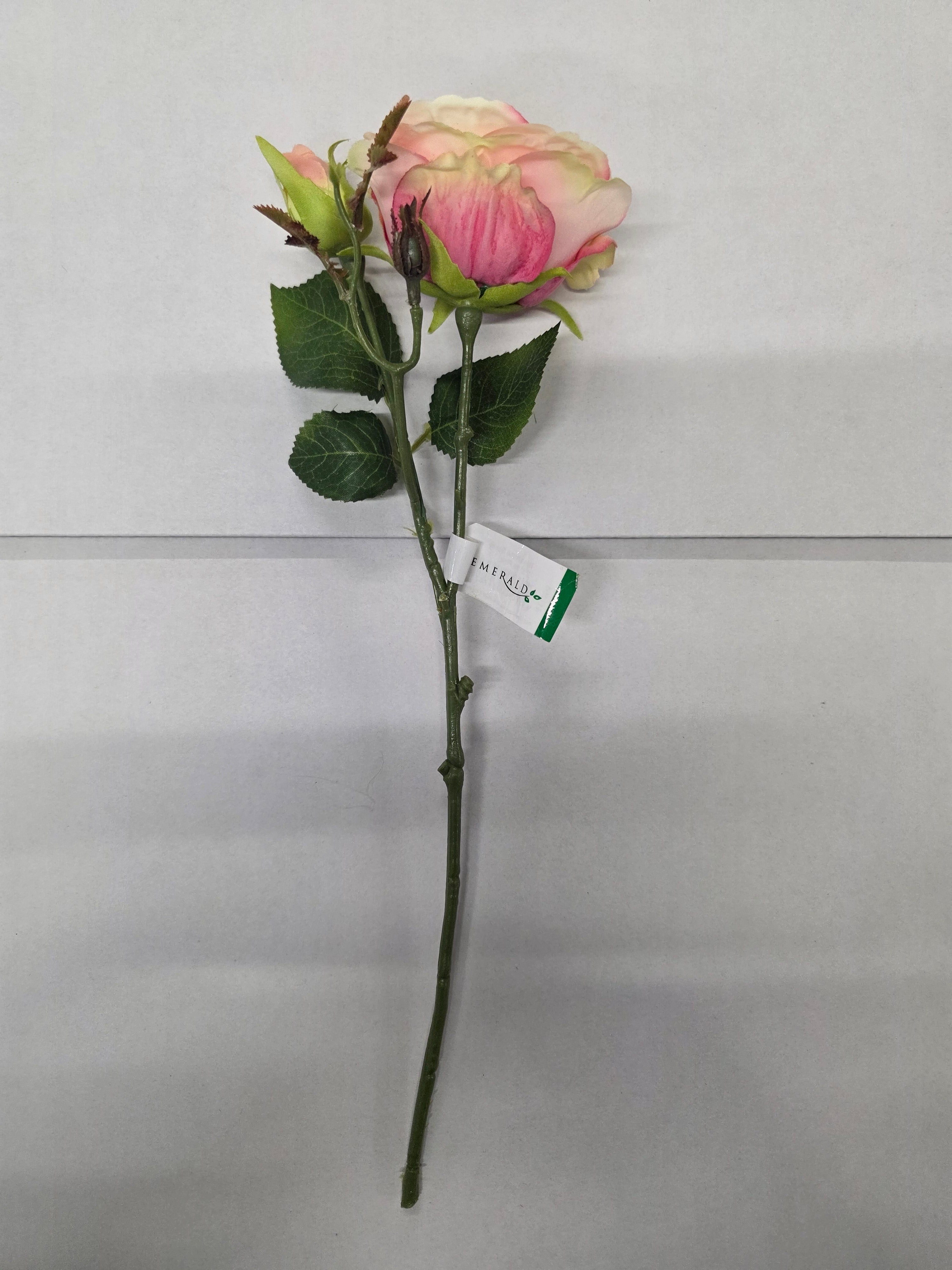 Artificial Rose Anne Pink (PACK OF 2)