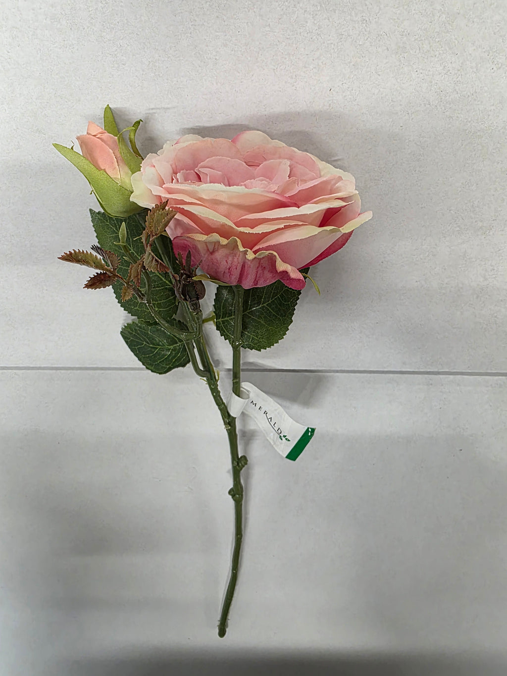 Artificial Rose Anne Pink (PACK OF 2)