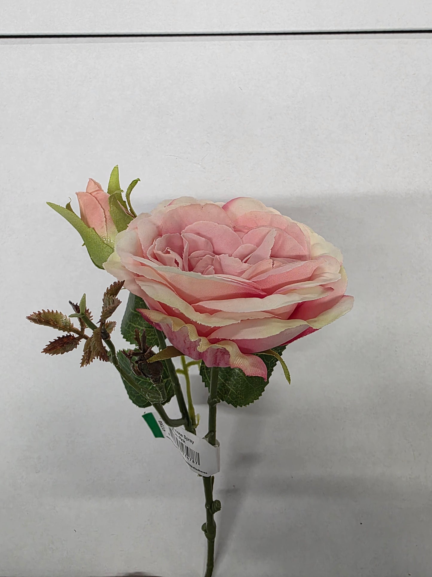 Artificial Rose Anne Pink (PACK OF 2)