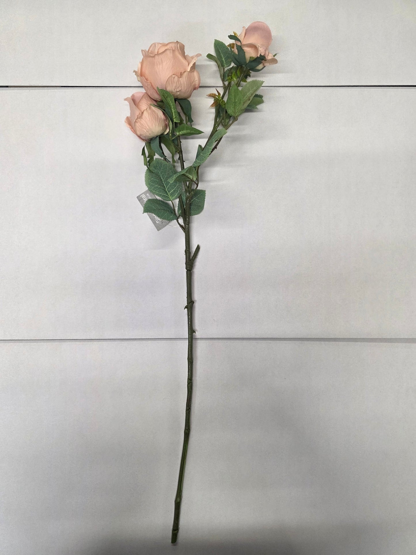 Artificial Rose Bud Bisque (PACK OF 2)