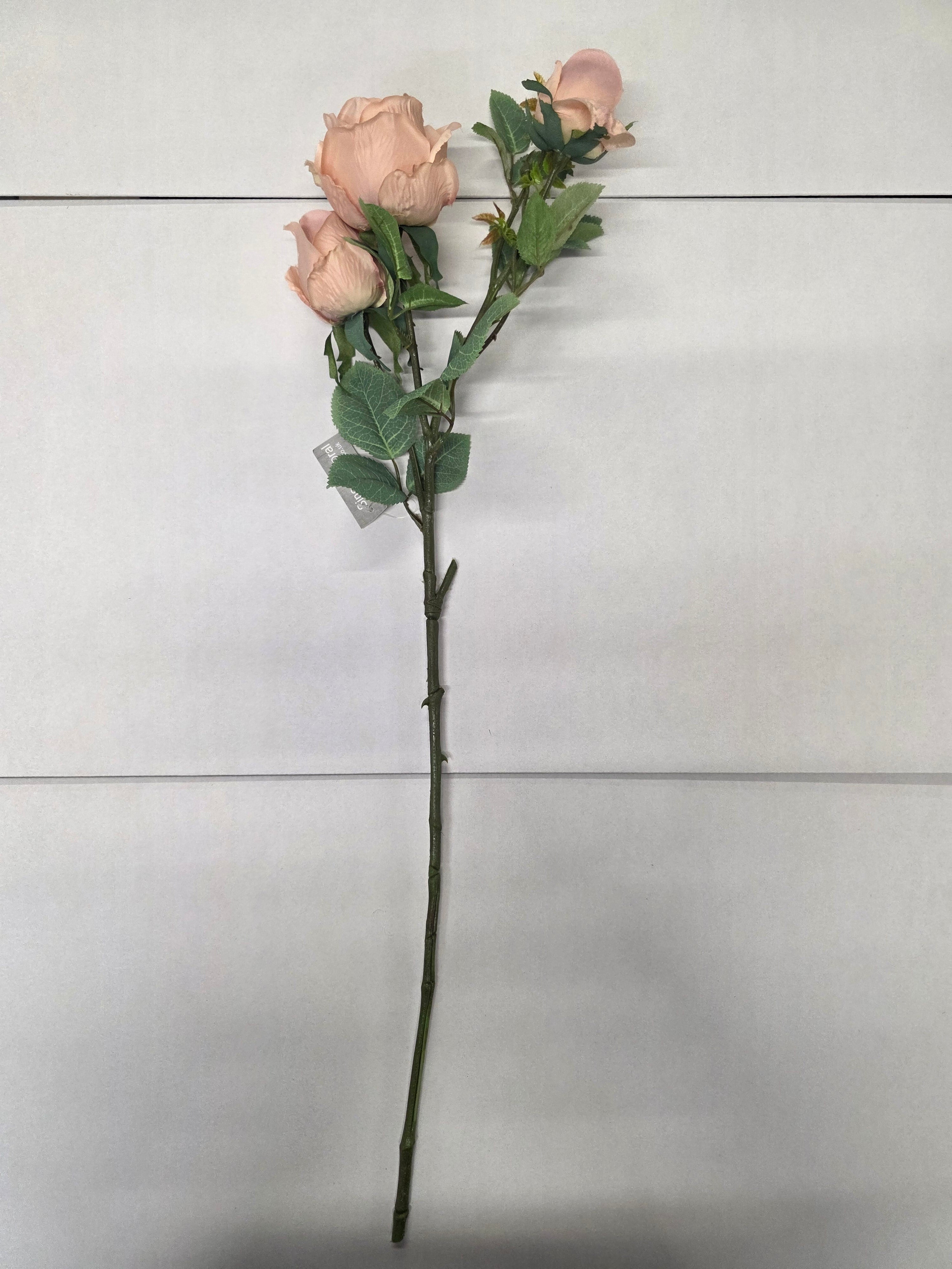 Artificial Rose Bud Bisque (PACK OF 2)