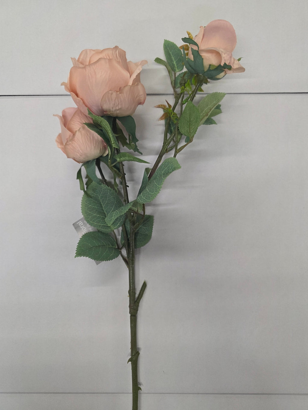 Artificial Rose Bud Bisque (PACK OF 2)