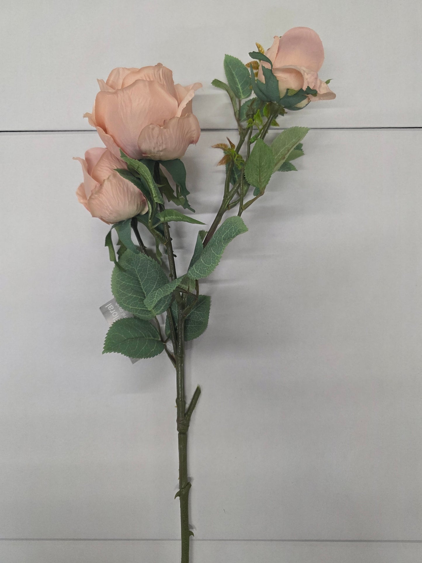 Artificial Rose Bud Bisque (PACK OF 2)