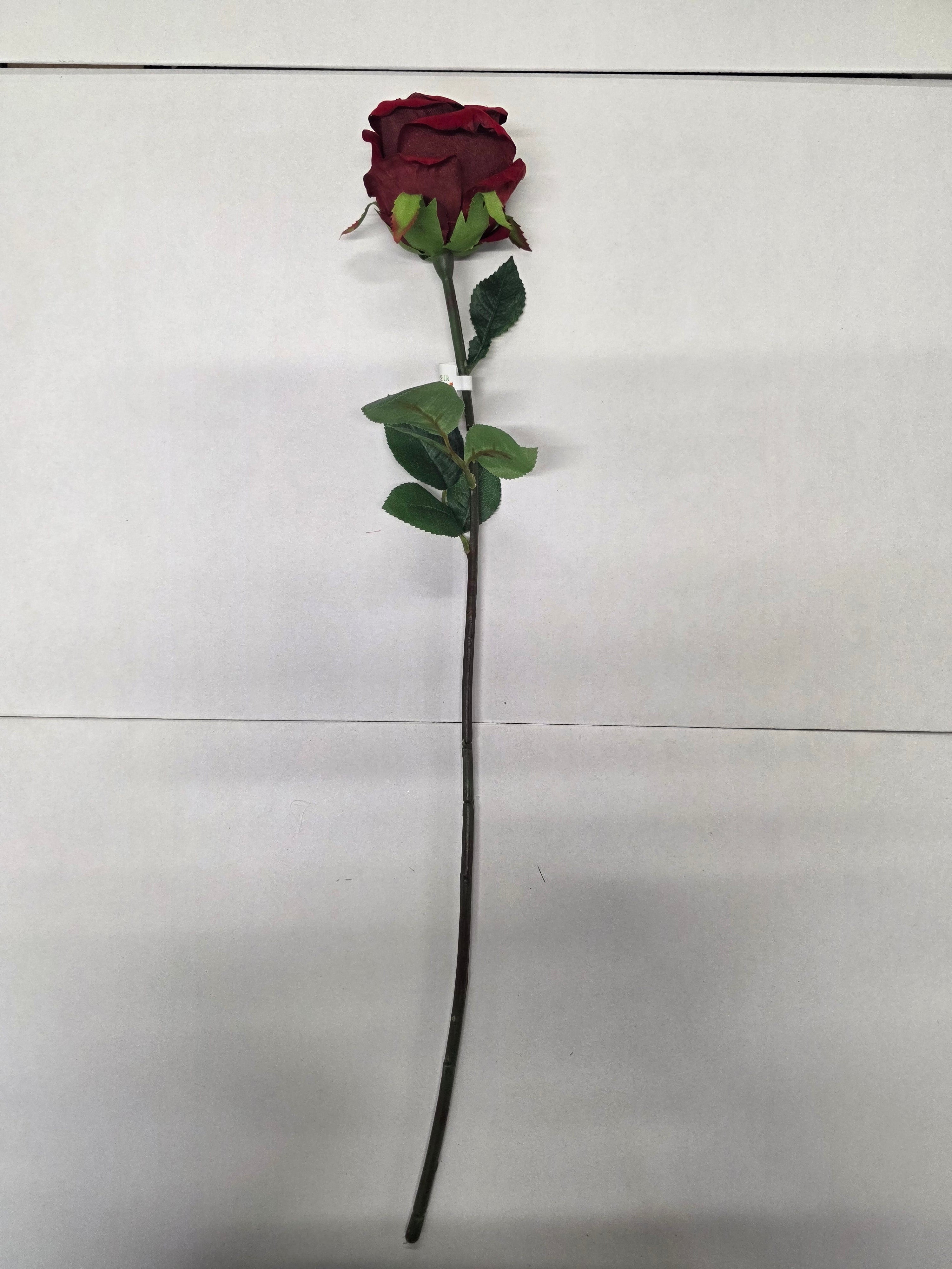 Artificial Rose Large velvet Red 67cm (PACK OF 2)