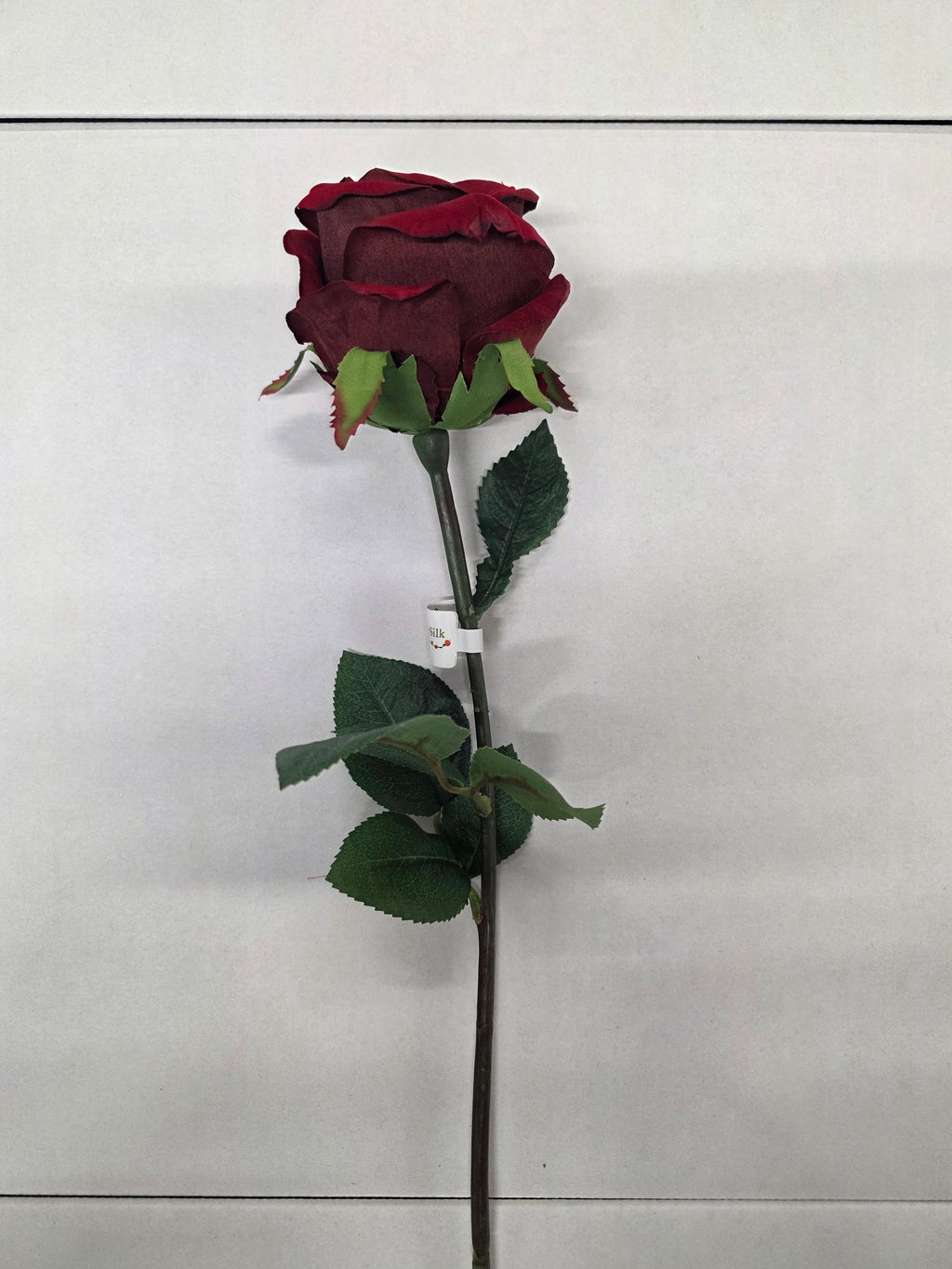 Artificial Rose Large velvet Red 67cm (PACK OF 2)