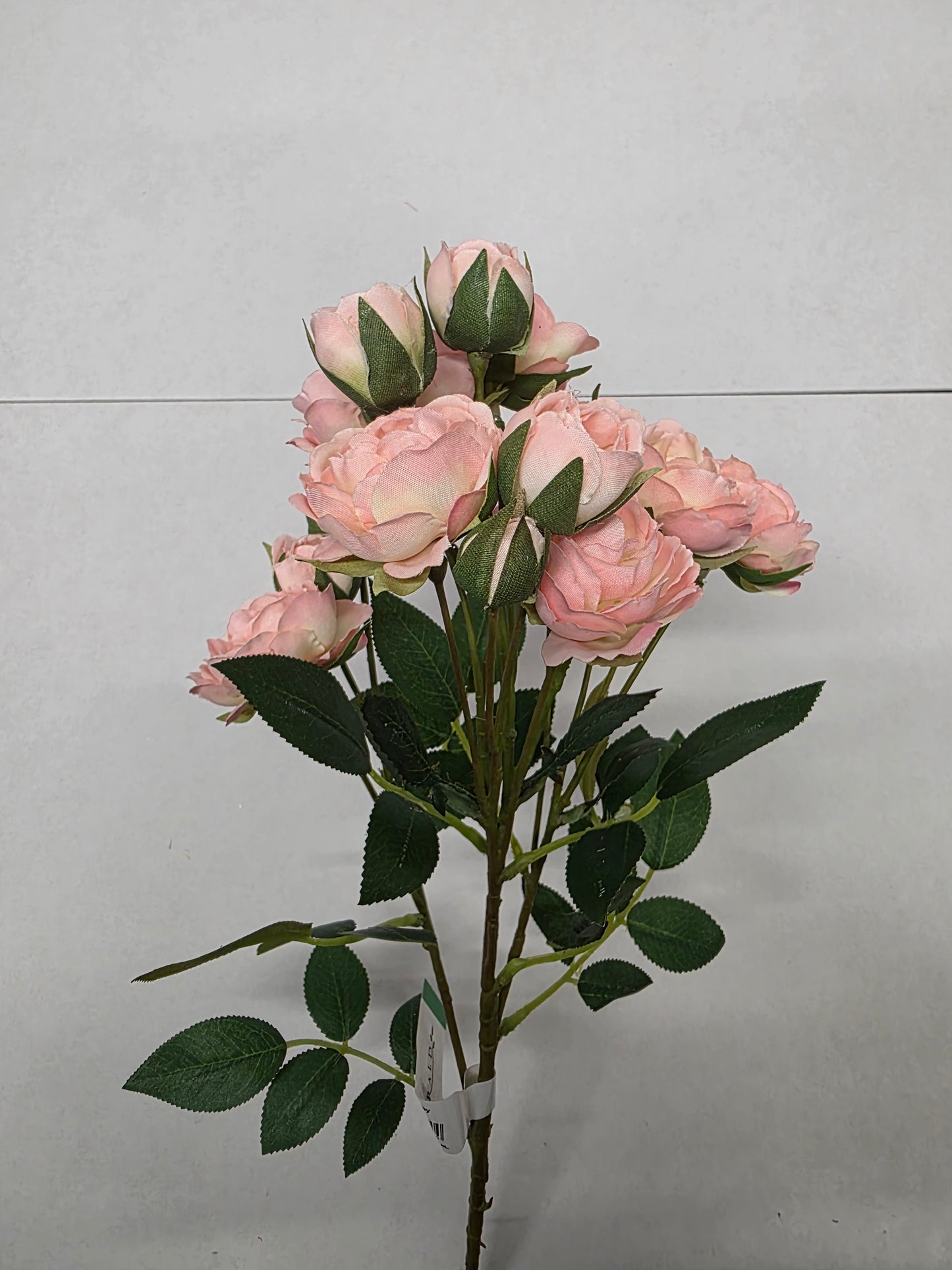 Artificial Rose Mini Spray Light Pink 57cm