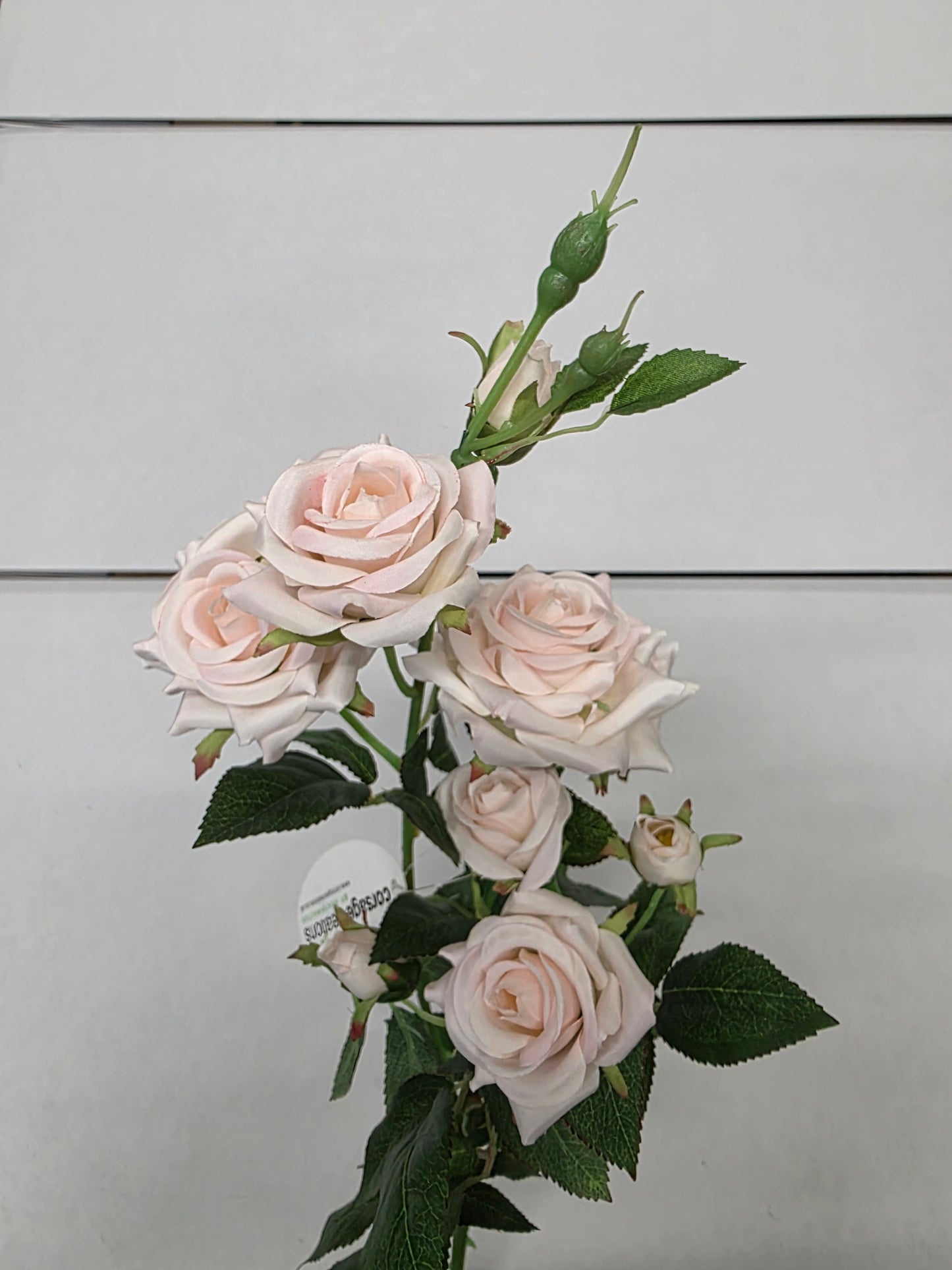 Artificial Rose Spray Light Pink