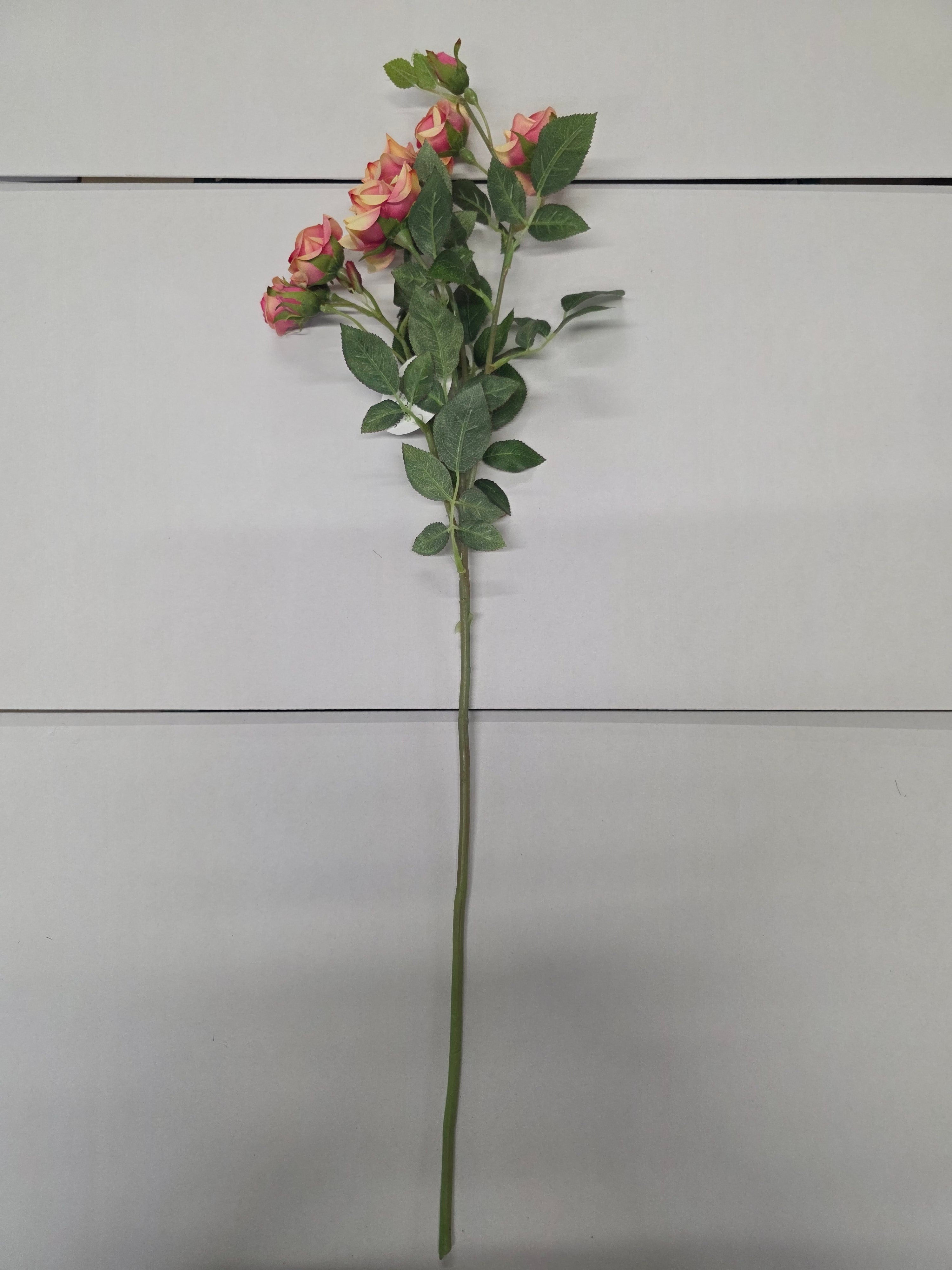 Artificial Rose Spray Pink