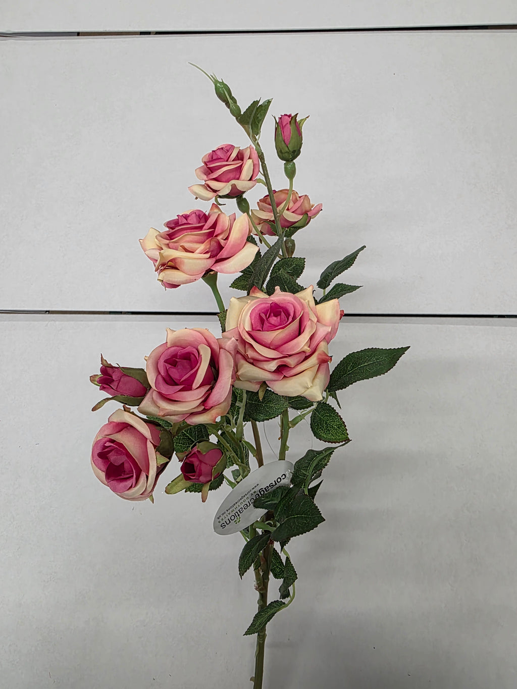 Artificial Rose Spray Pink