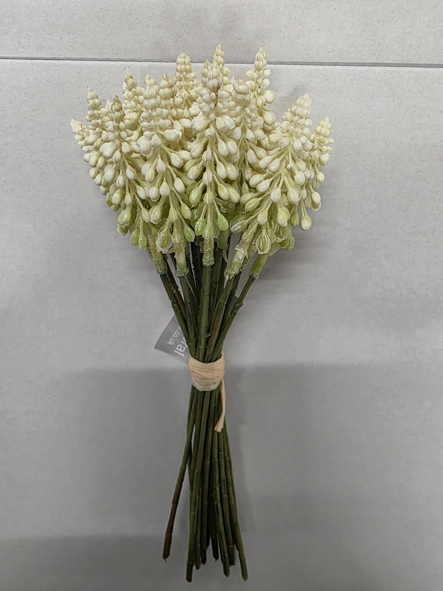 Artificial Muscari Cream Hand Tied