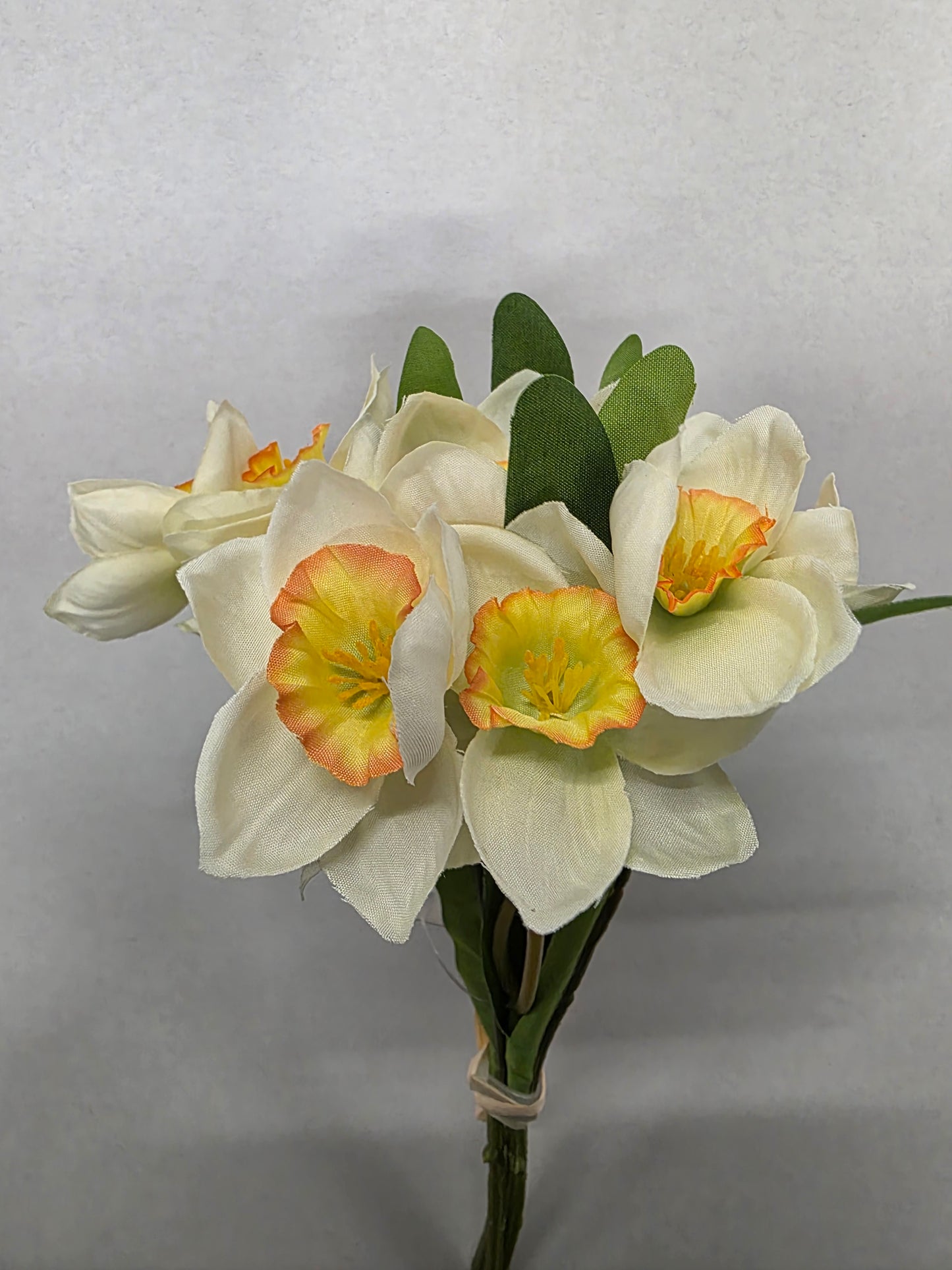 Artificial Narcissus Hand Tied Cream (PACK OF 2)