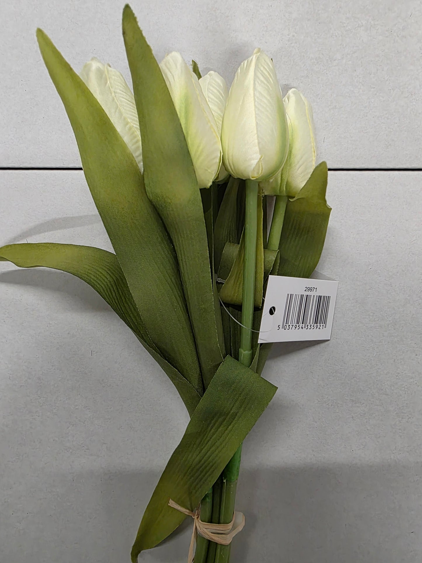 Artificial Tulip Bunch Cream 36cm (PACK OF 2)