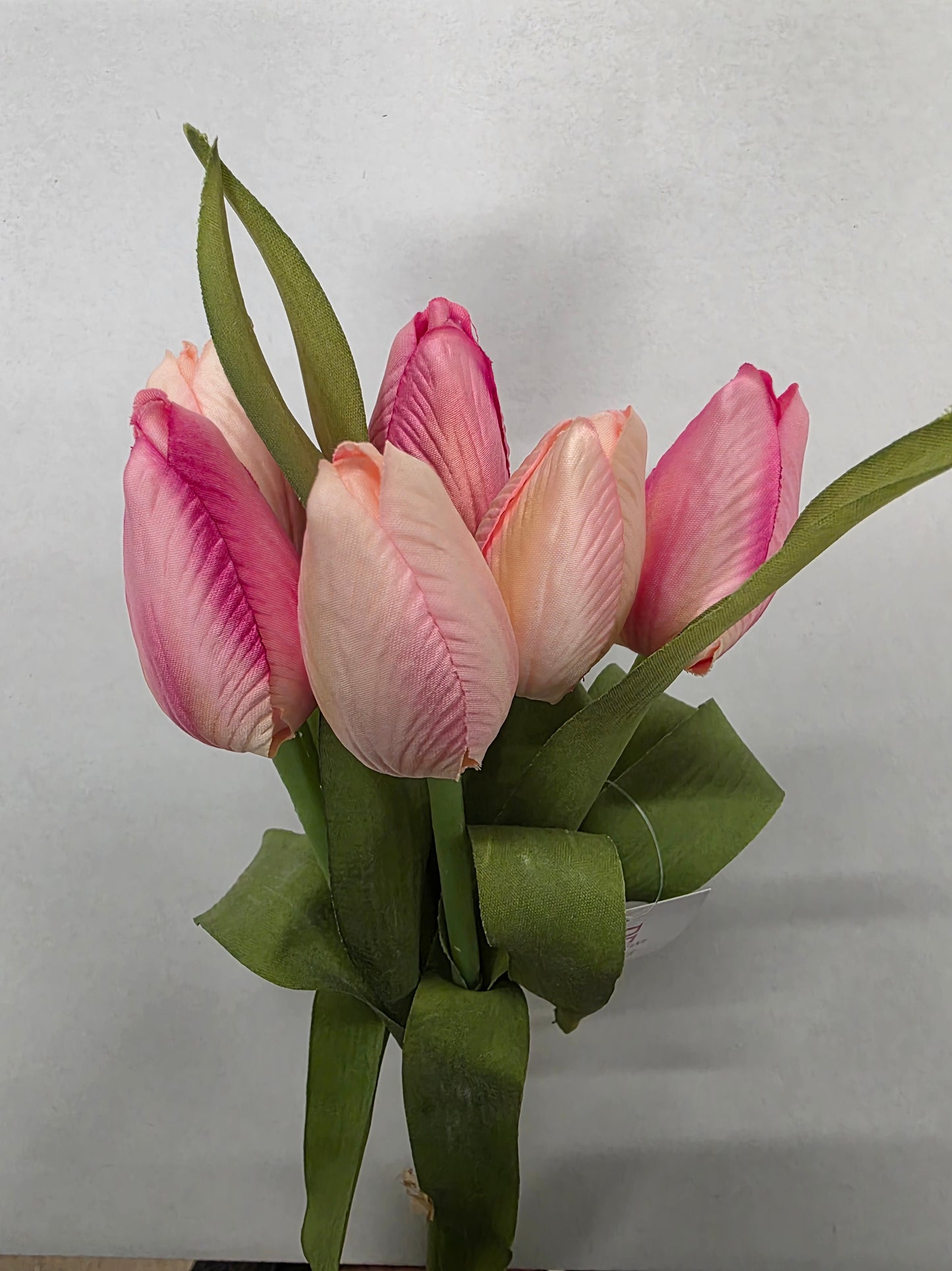 Artificial Tulip Bunch Pink 36cm (PACK OF 2)
