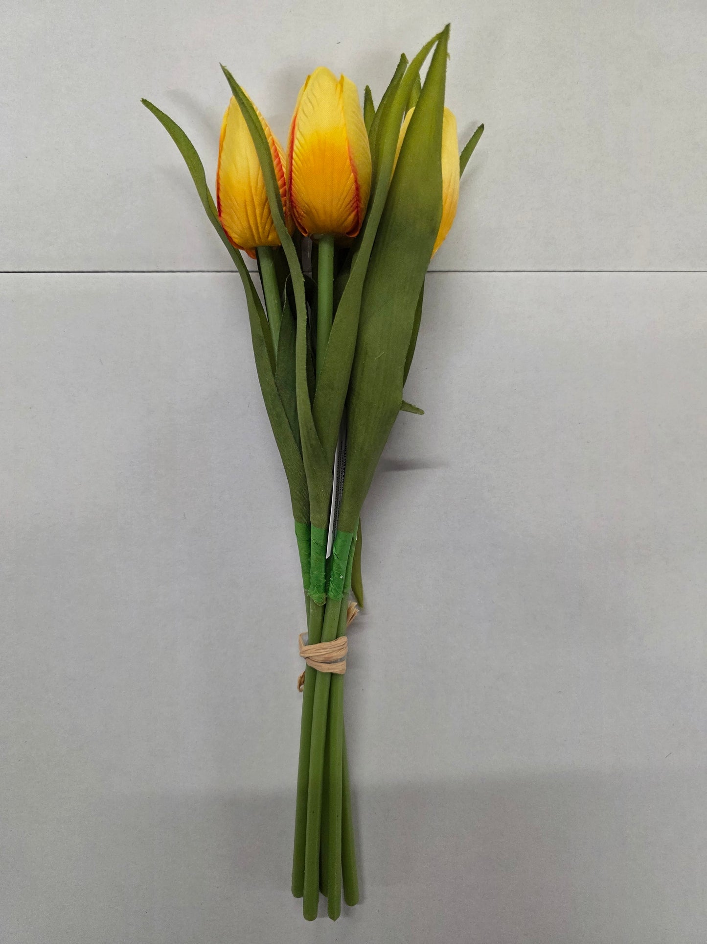 Artificial Tulip Bunch Yellow 36cm (PACK OF 2)