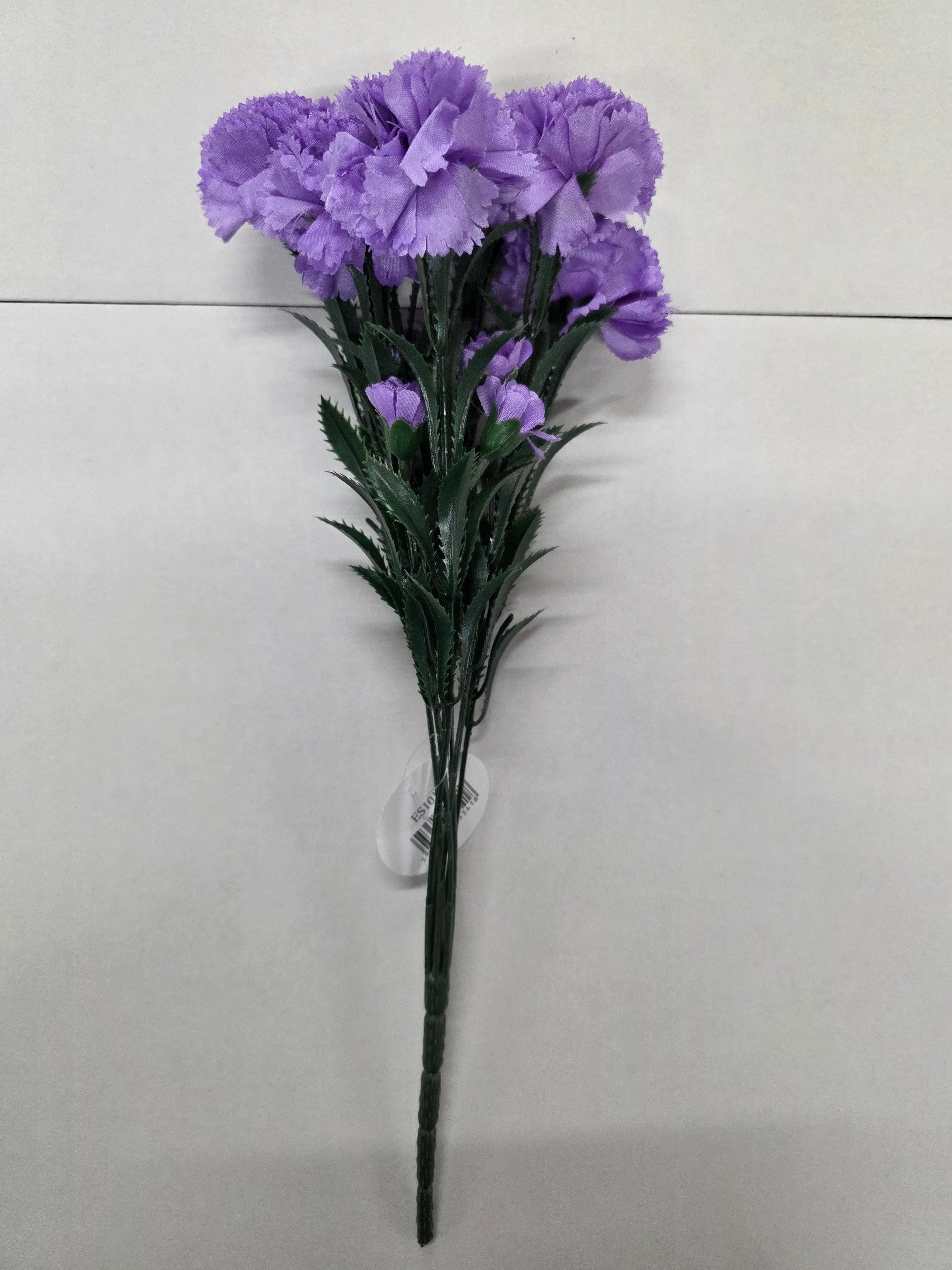 Artificial Essentials Carnation Bunch Lavender (PACK OF 2)
