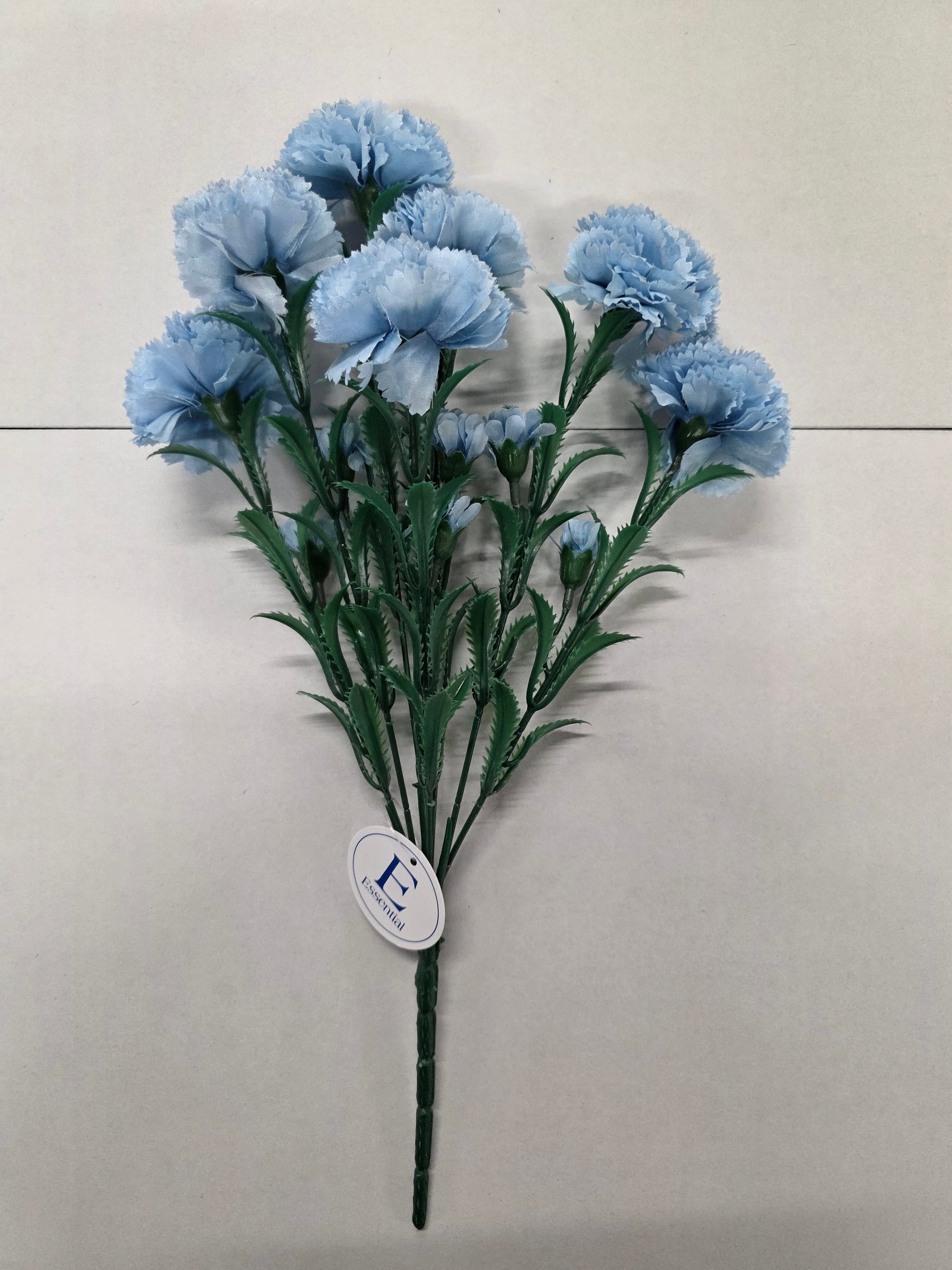 Artificial Essentials Carnation Bunch Light Blue (PACK OF 2)