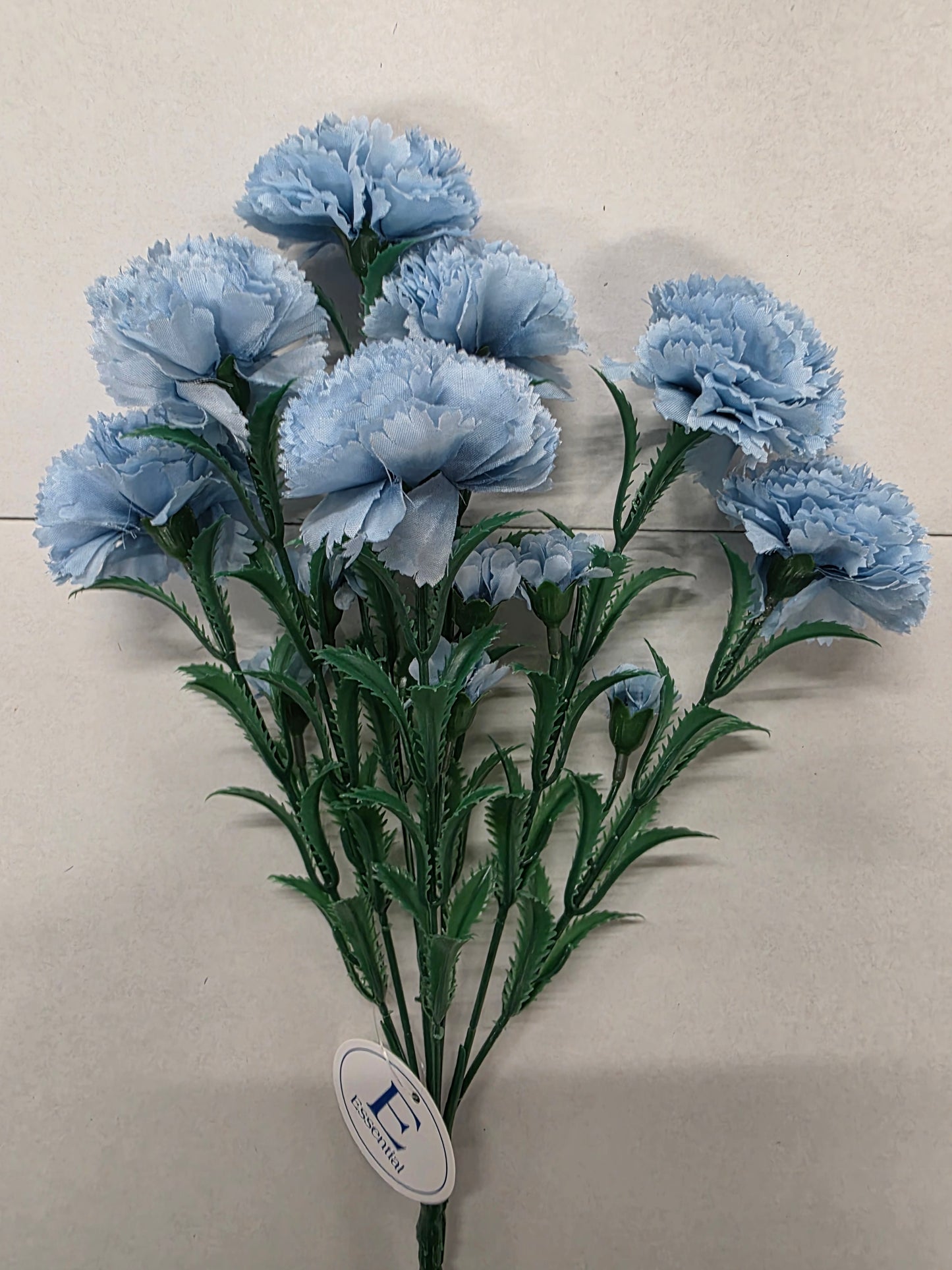 Artificial Essentials Carnation Bunch Light Blue (PACK OF 2)