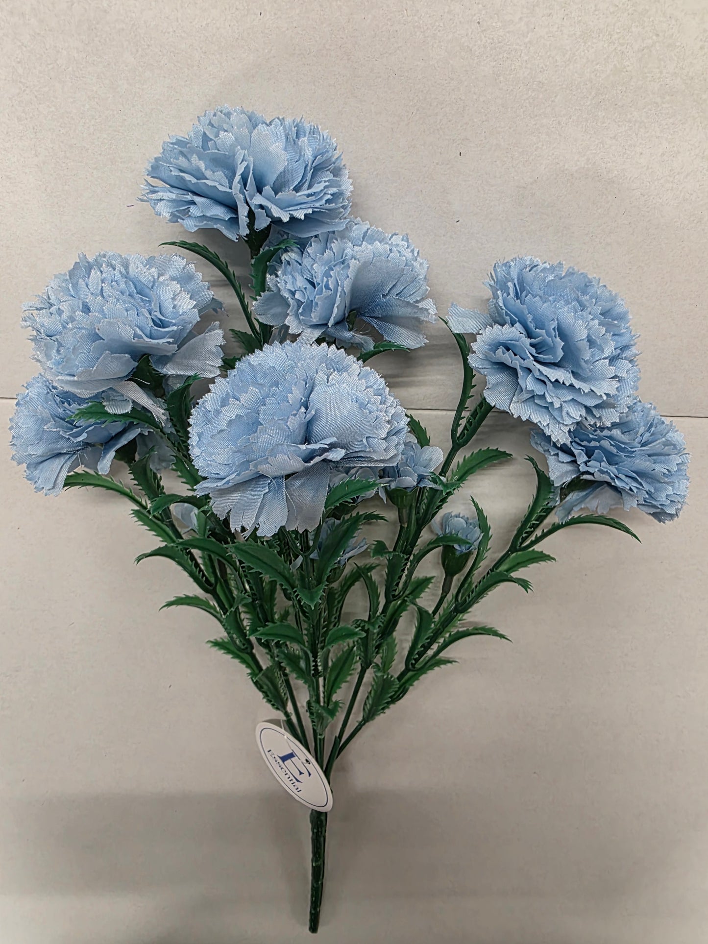 Artificial Essentials Carnation Bunch Light Blue (PACK OF 2)