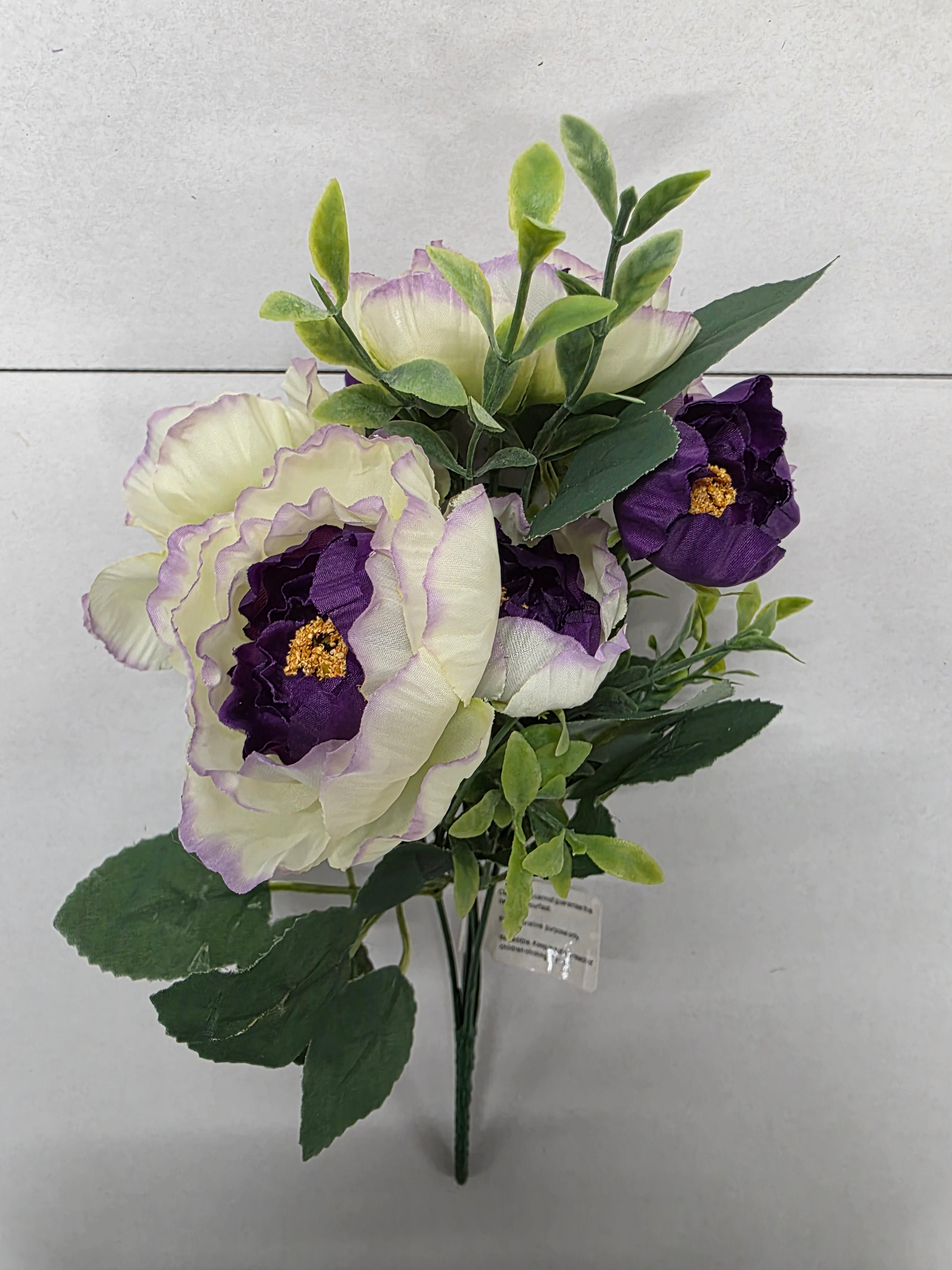 Artificial Essentials Ranunlusulus Bush Purple (PACK OF 2)