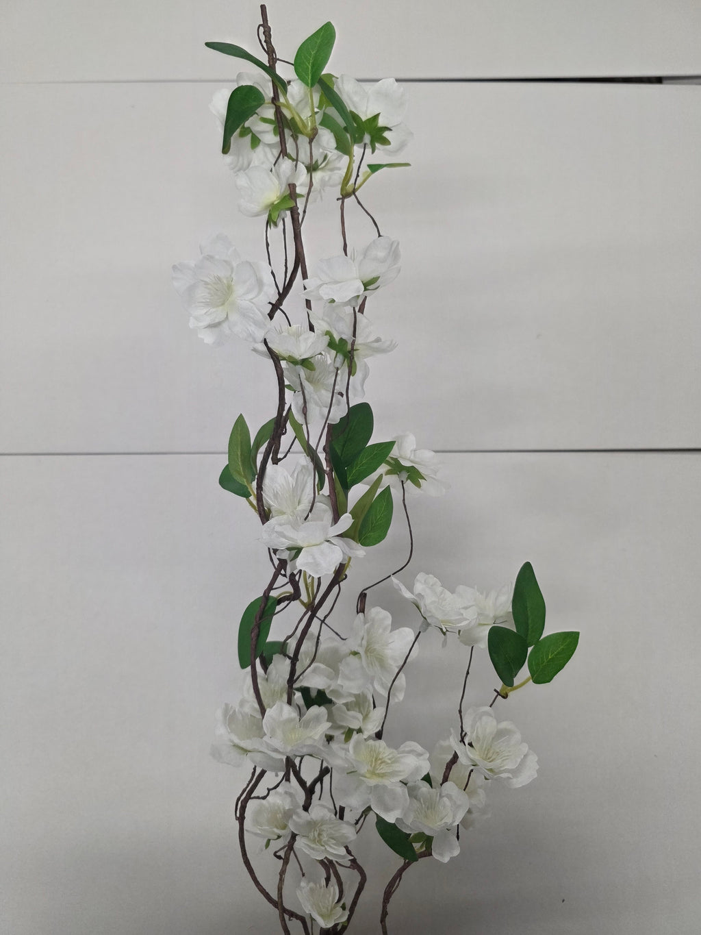 Artificial Wild Cherry Blossom Spray White