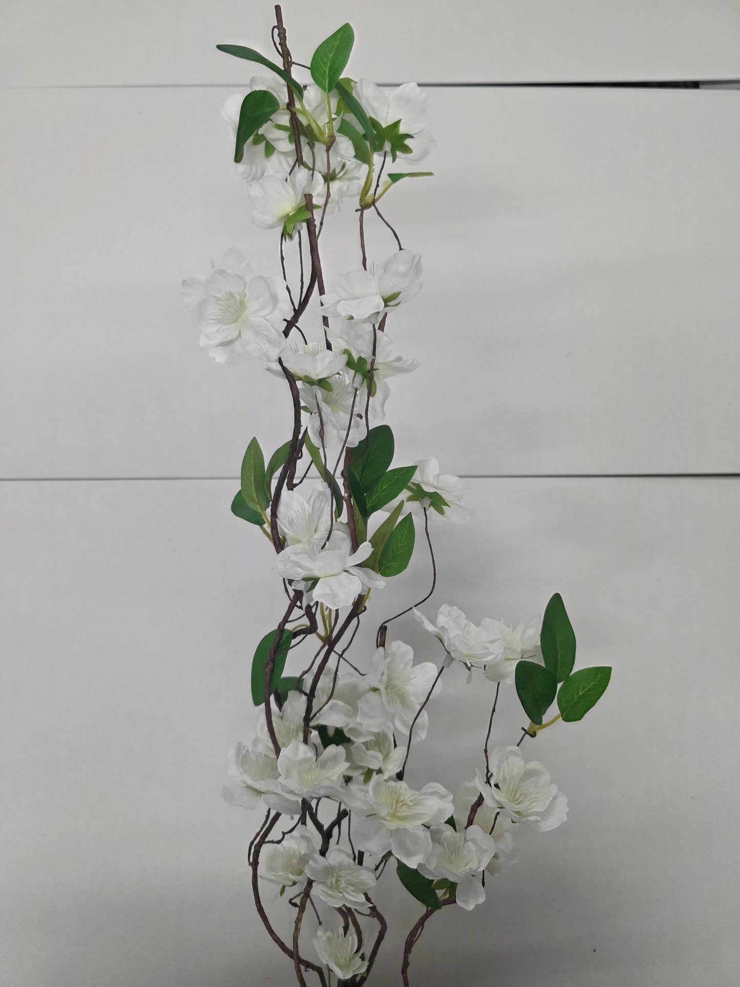 Artificial Wild Cherry Blossom Spray White