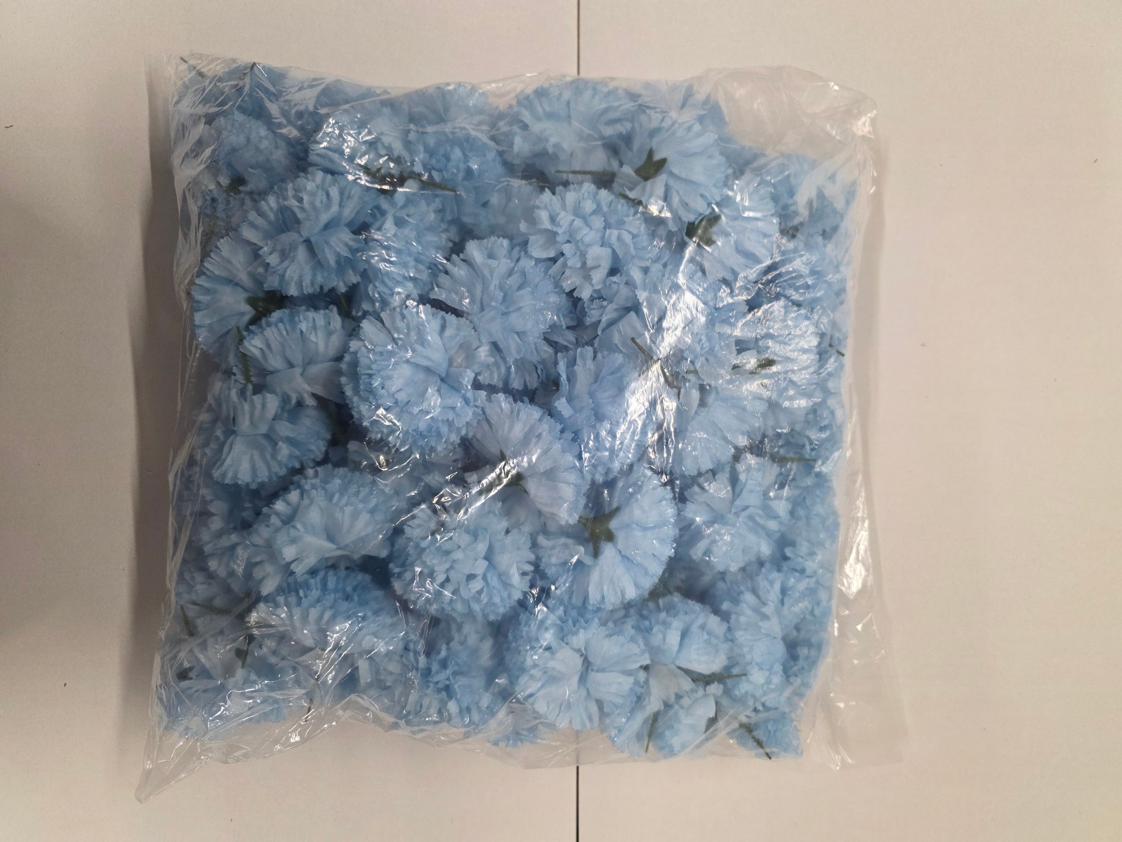 Artificial Carnation Pick Baby Blue X144