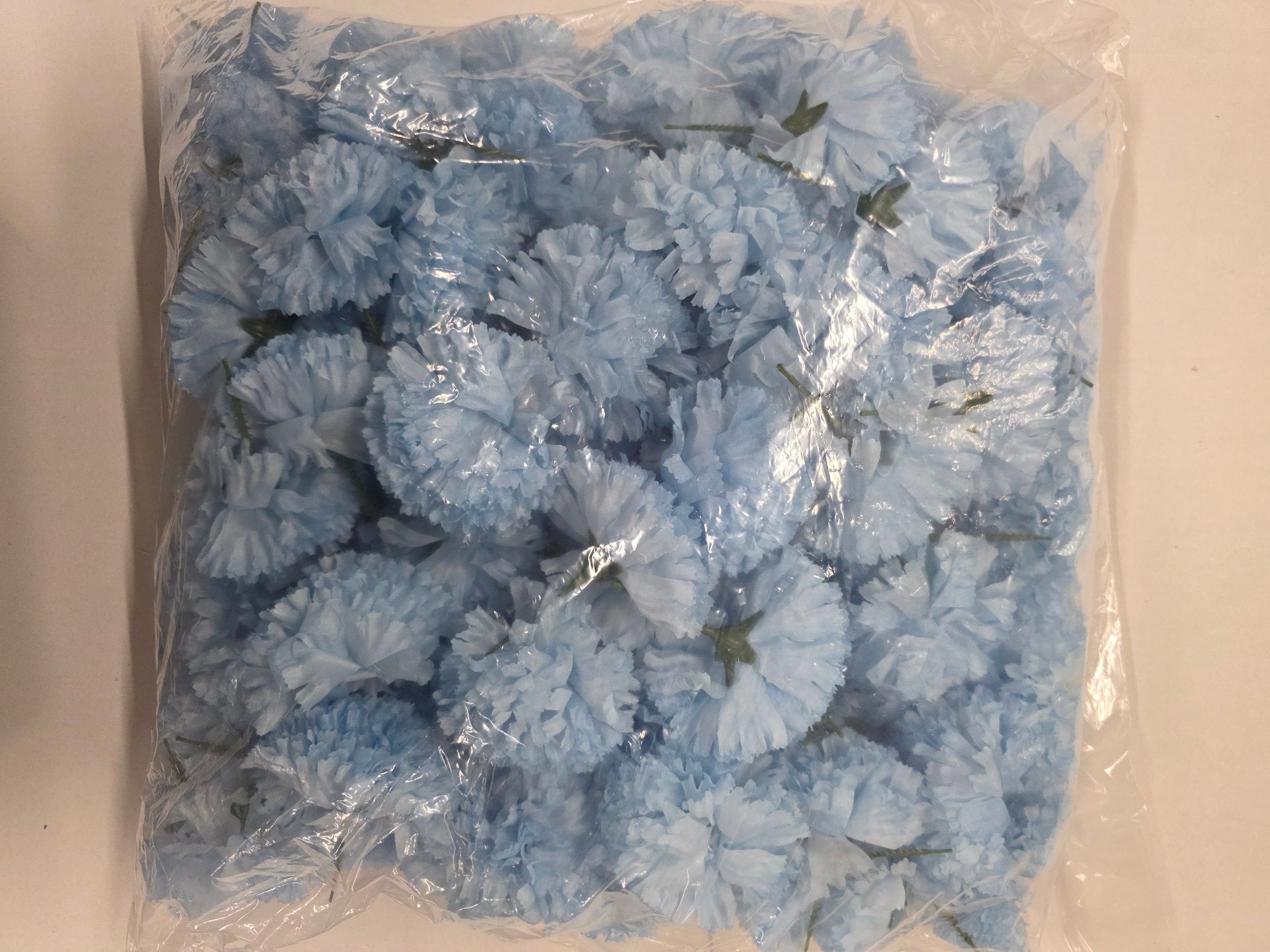 Artificial Carnation Pick Baby Blue X144