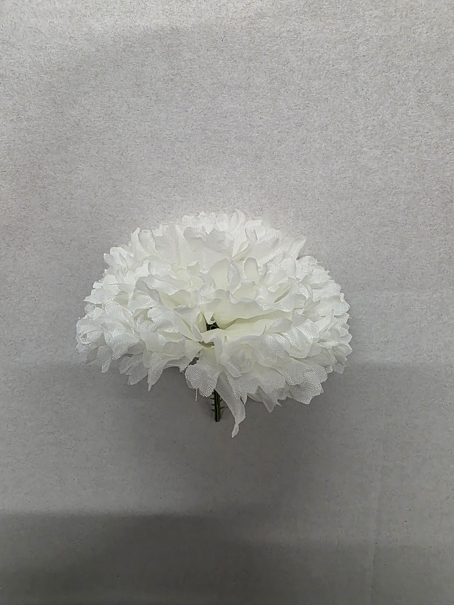 Artificial Carnation Pick Box Ivory X144