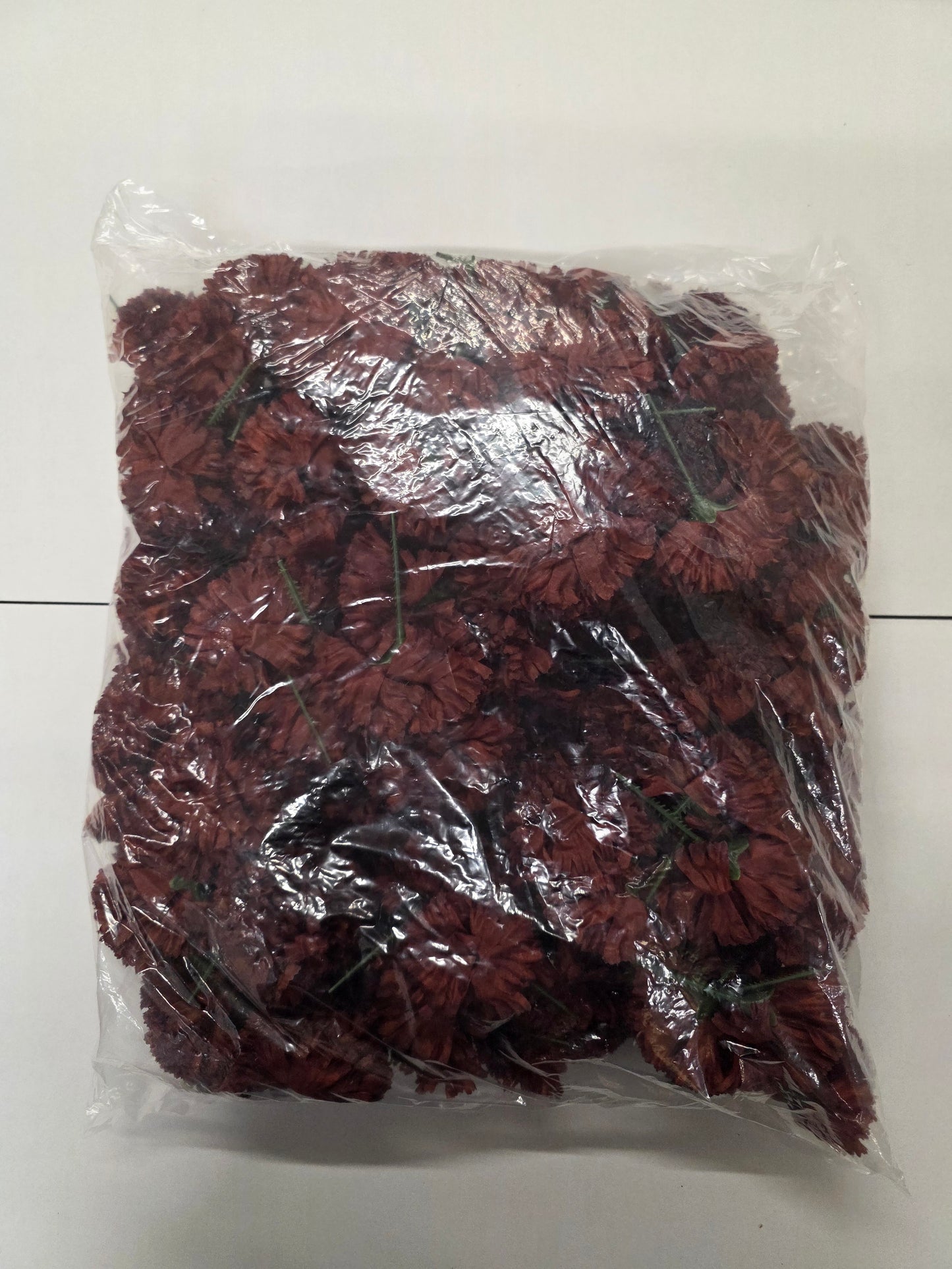 Artificial Carnation Pick Brown X144