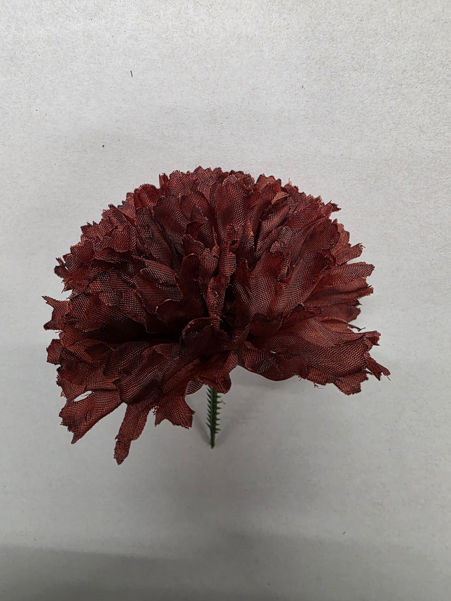 Artificial Carnation Pick Brown X144