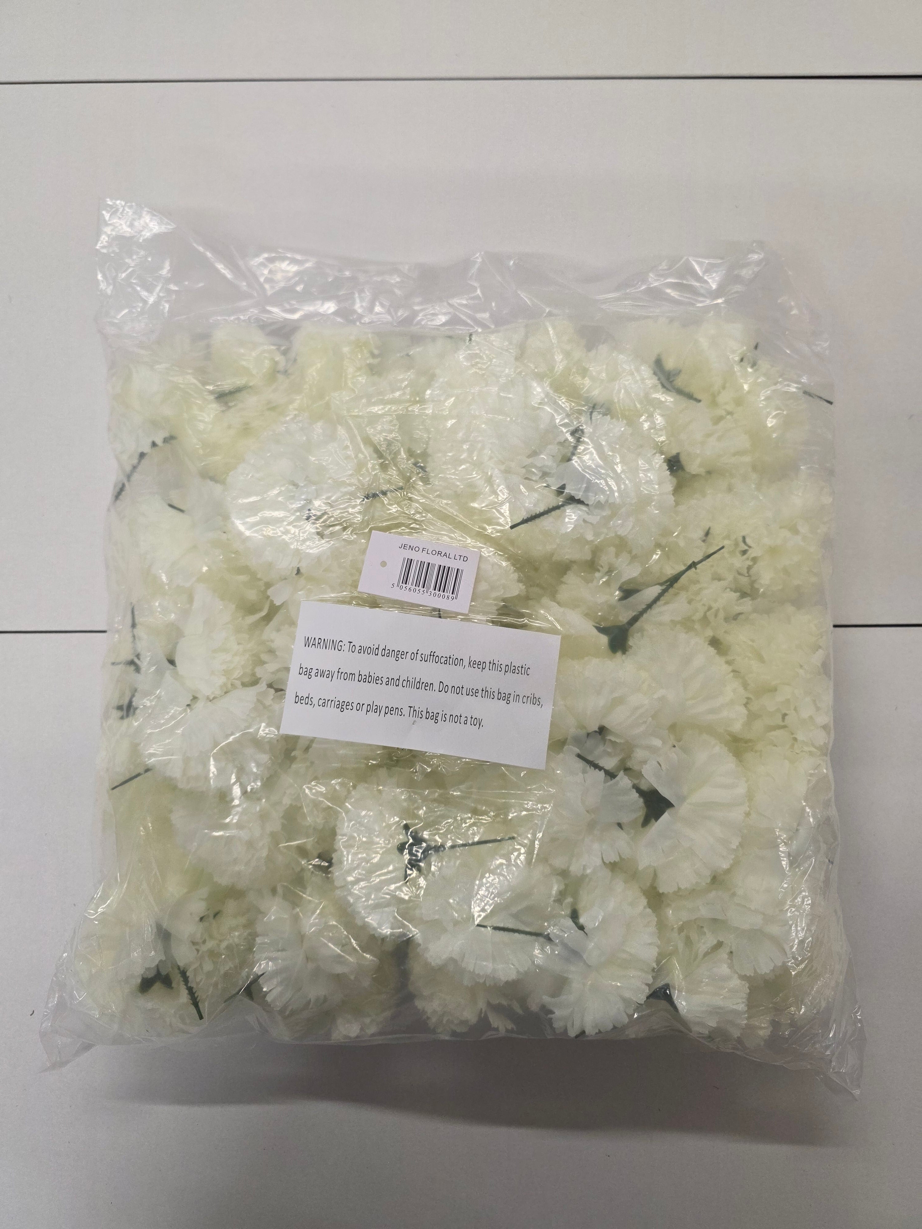 Artificial Carnation Pick Ivory X144