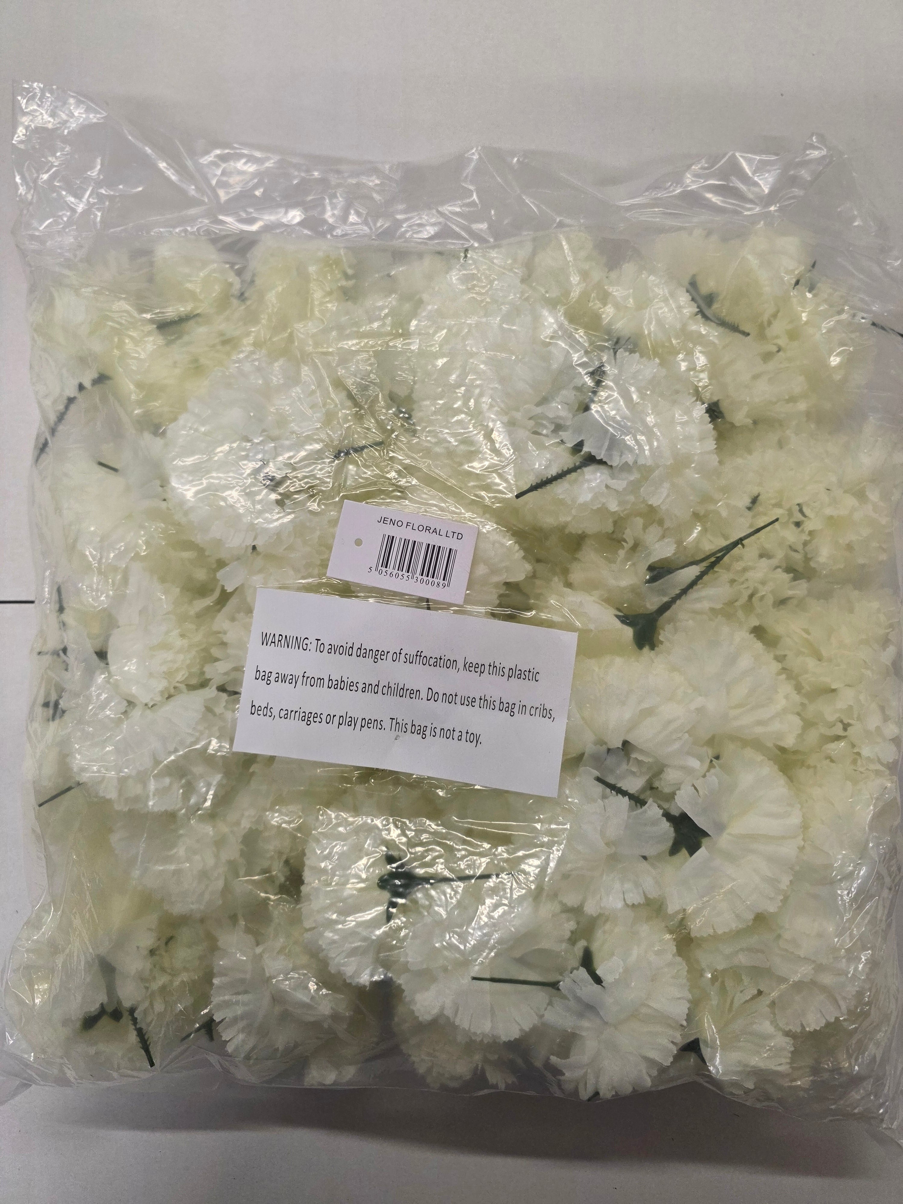 Artificial Carnation Pick Ivory X144