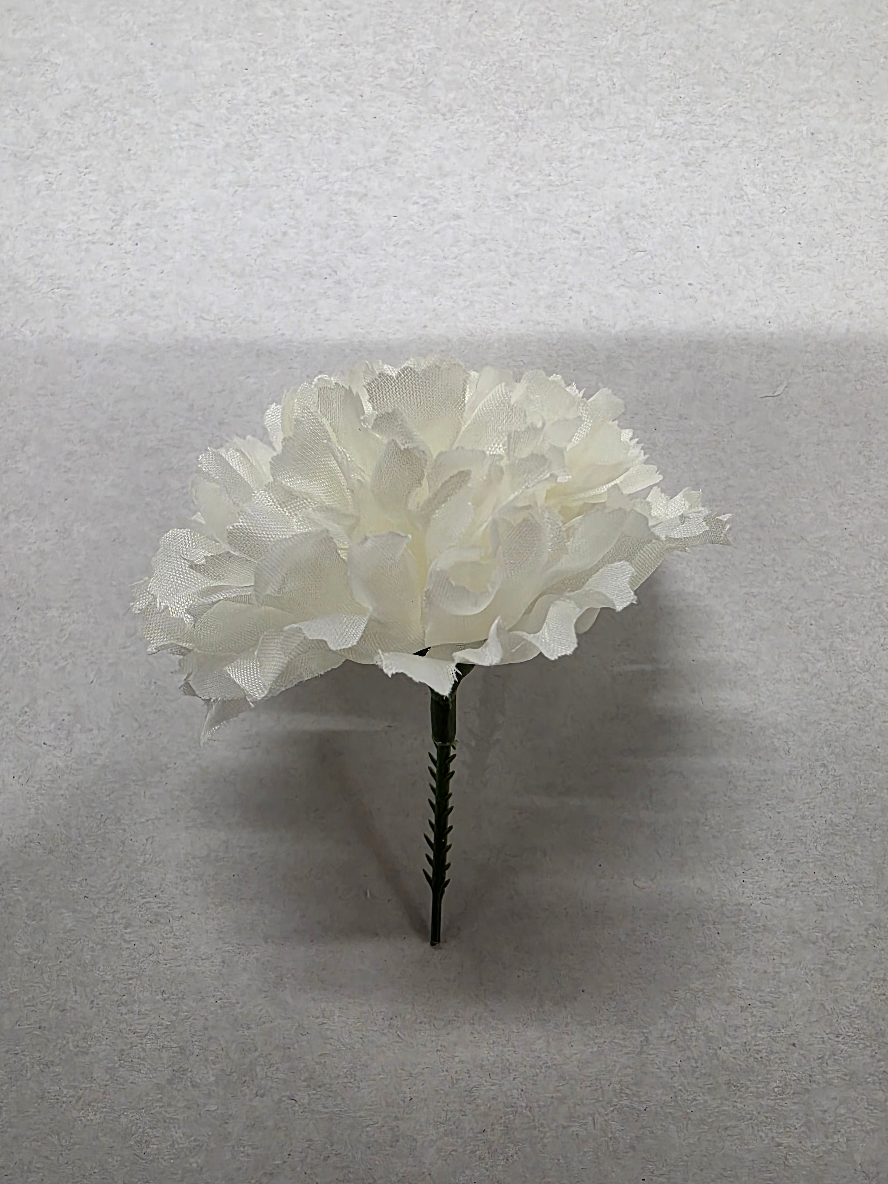 Artificial Carnation Pick Ivory X144