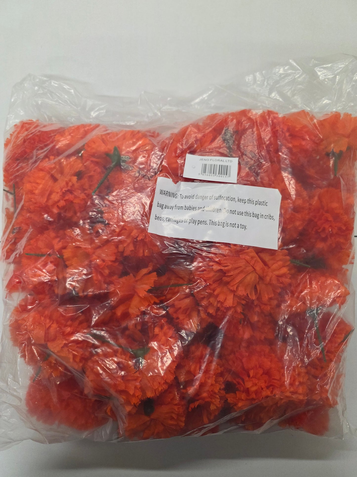 Artificial Carnation Pick Orange X144