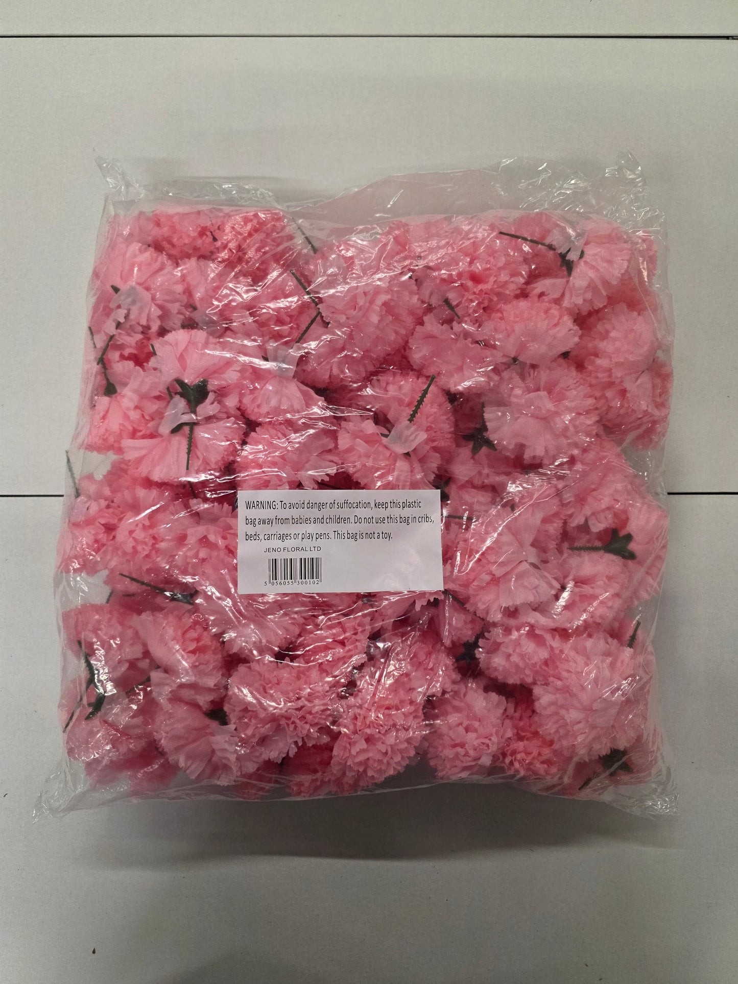 Artificial Carnation Pick Pale Pink X144