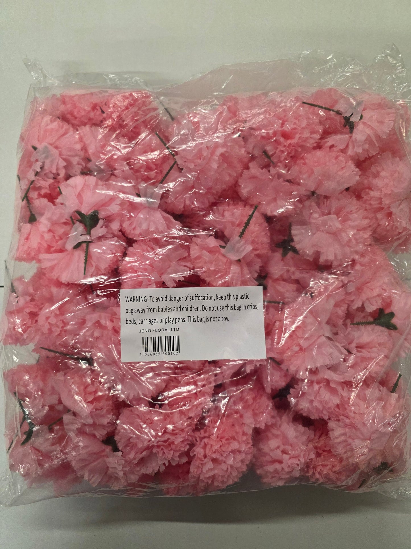 Artificial Carnation Pick Pale Pink X144