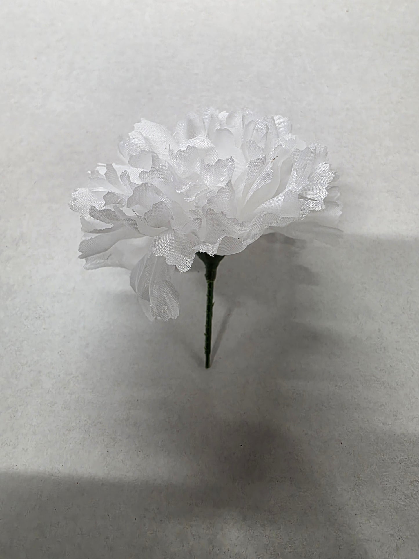 Artificial Carnation Pick White X144