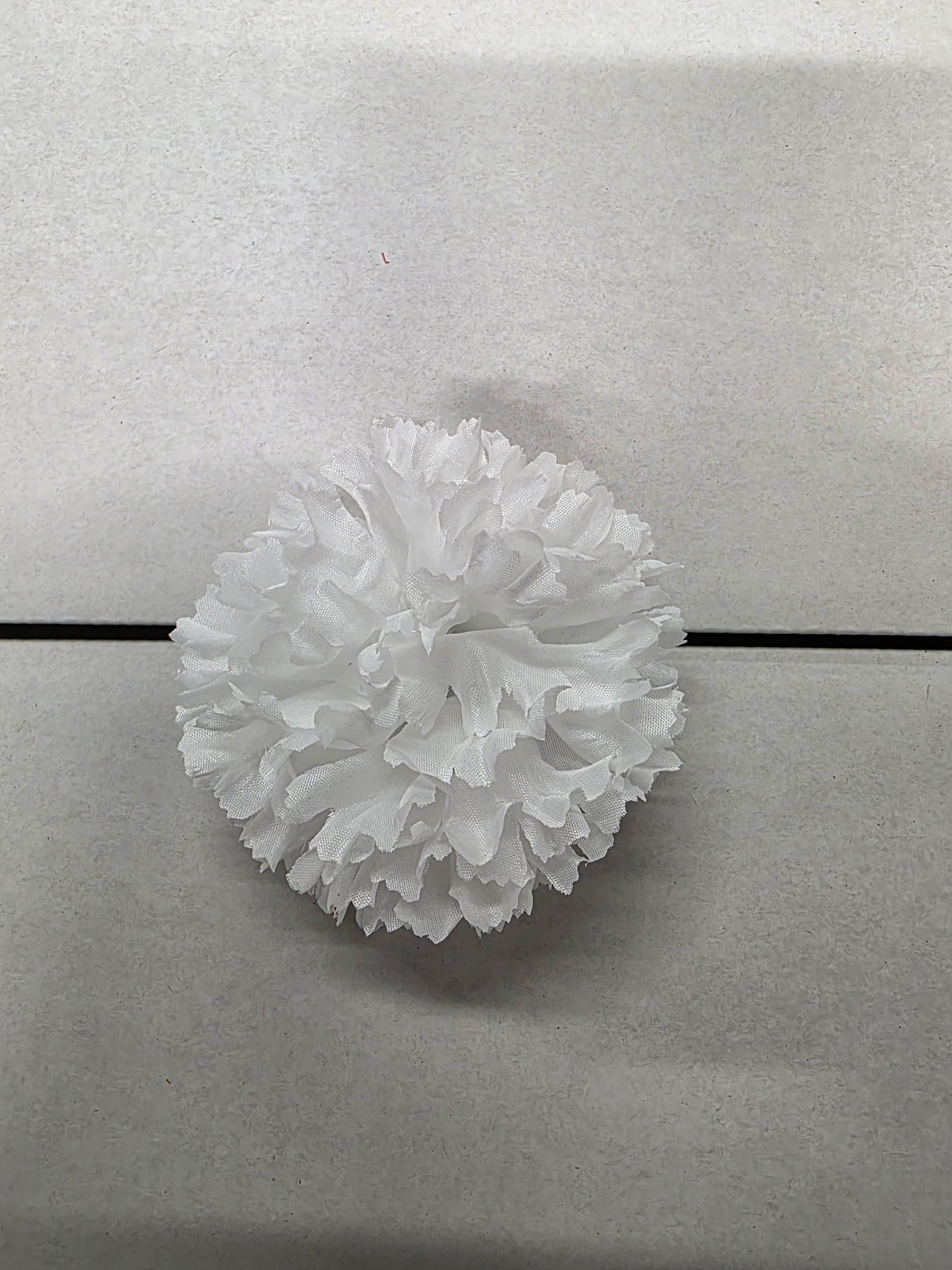 Artificial Carnation Pick White X144