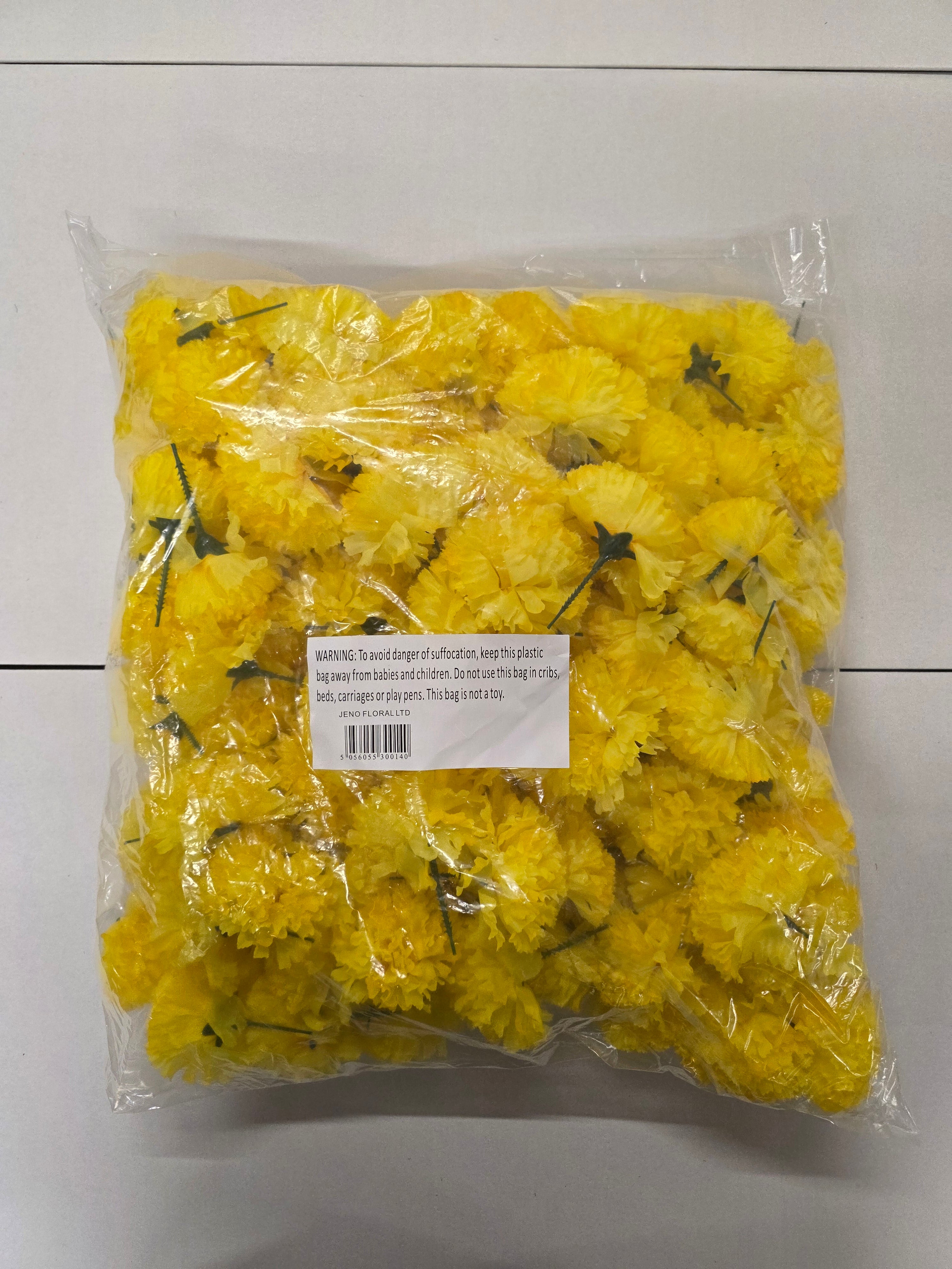 Artificial Carnation Pick Yellow X144