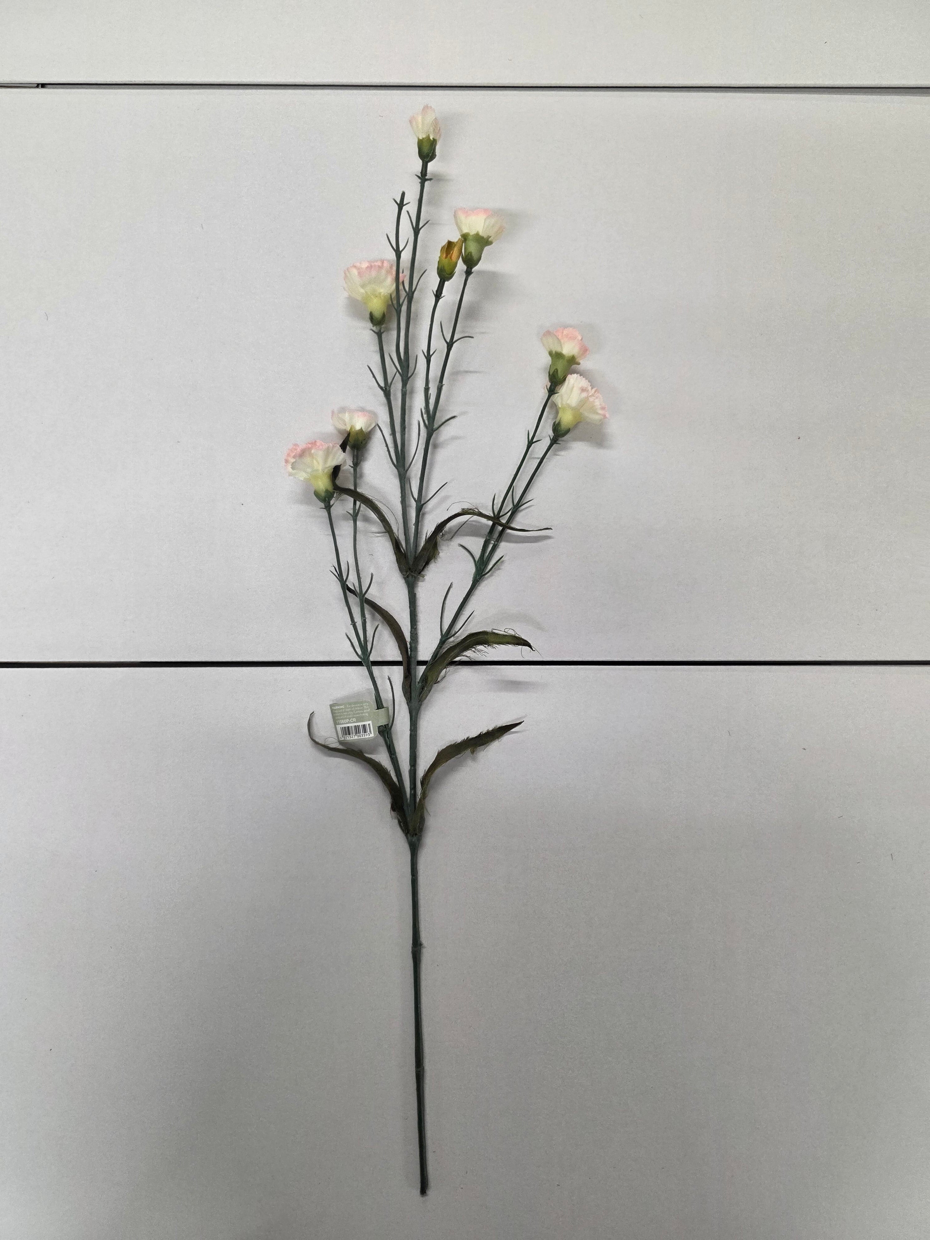 Artificial Spray Carnation Cream And Pale Pink (PACK OF 2)