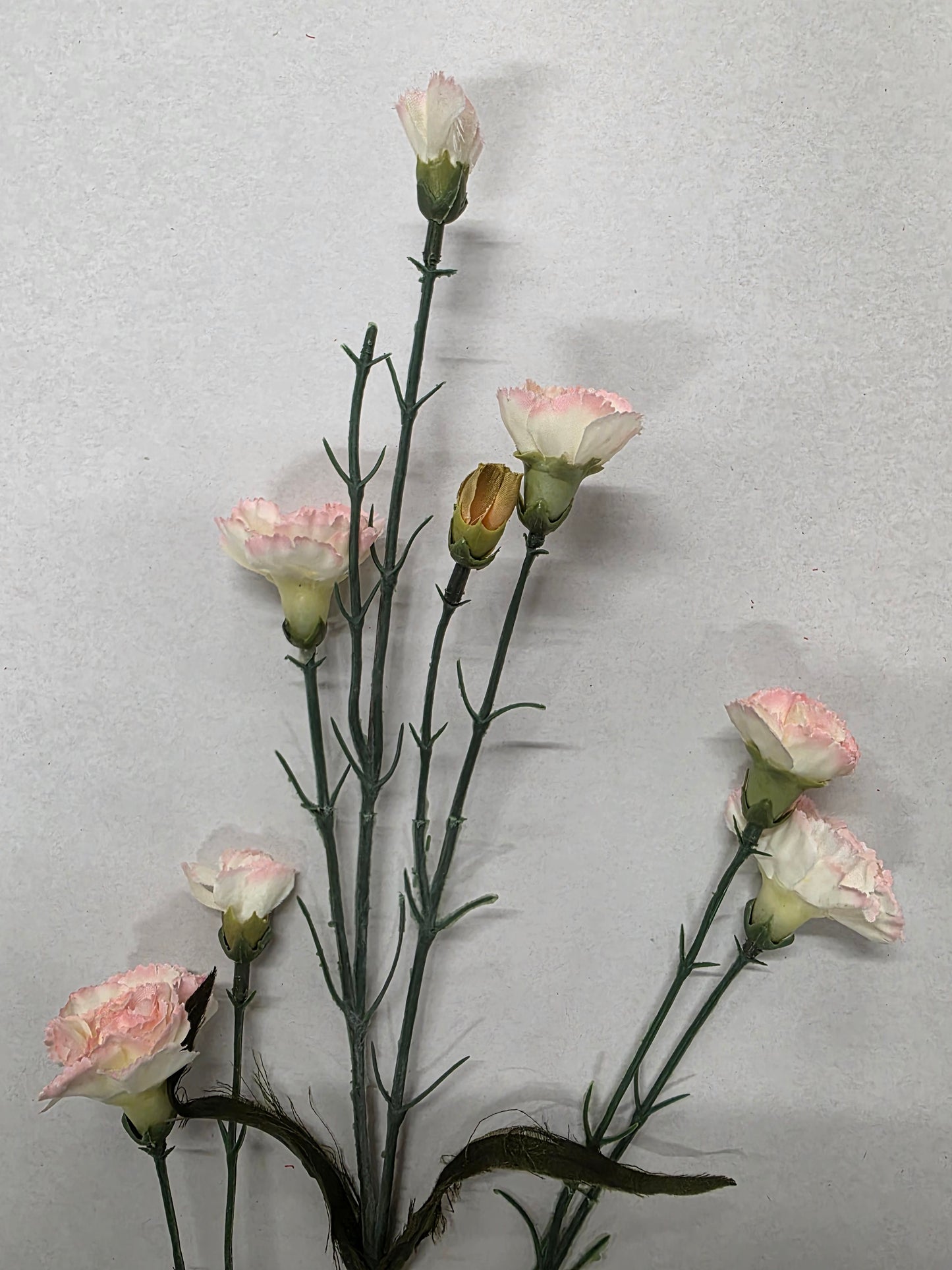 Artificial Spray Carnation Cream And Pale Pink (PACK OF 2)