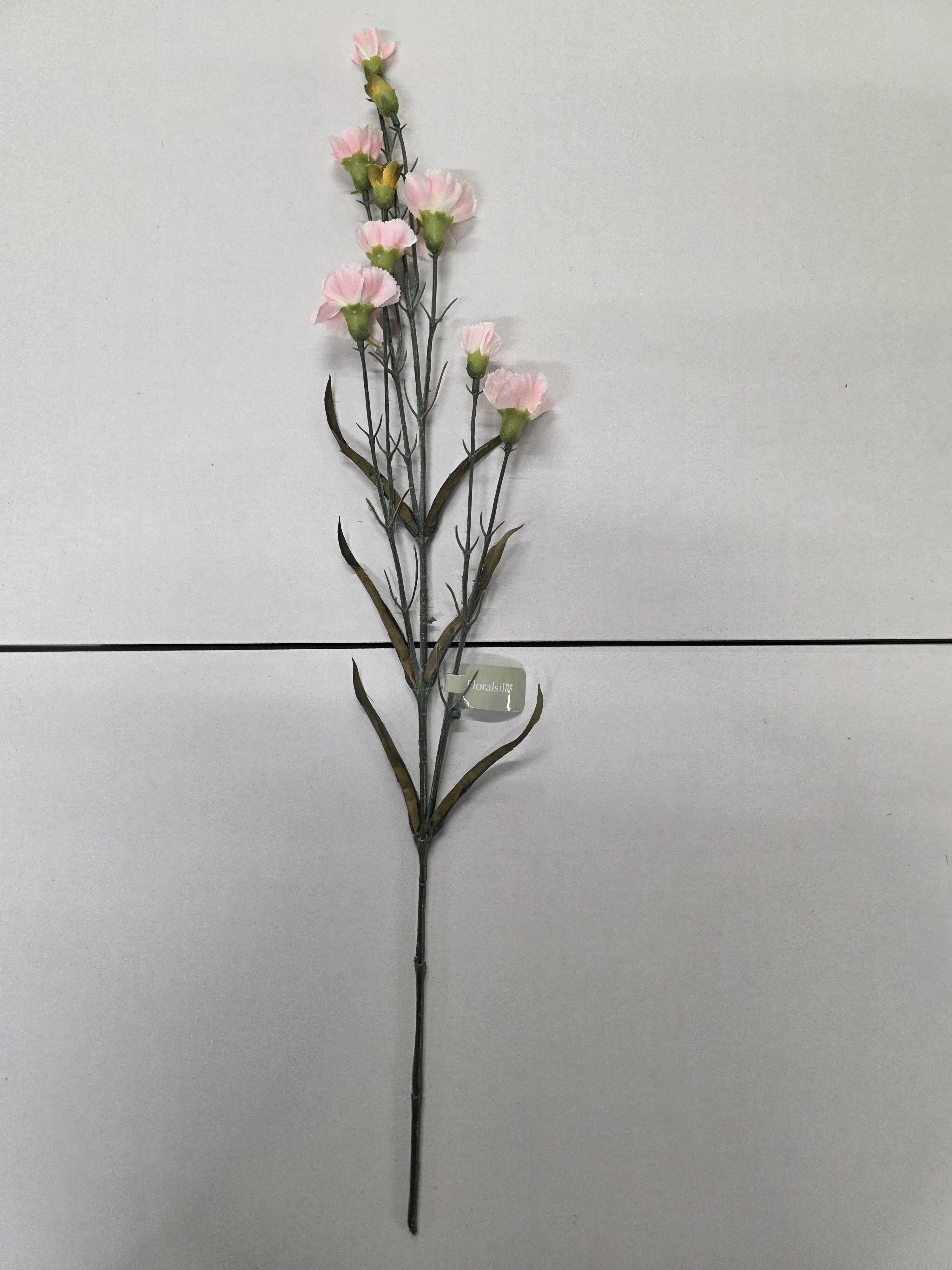 Artificial Spray Carnation Pale Pink (PACK OF 2)