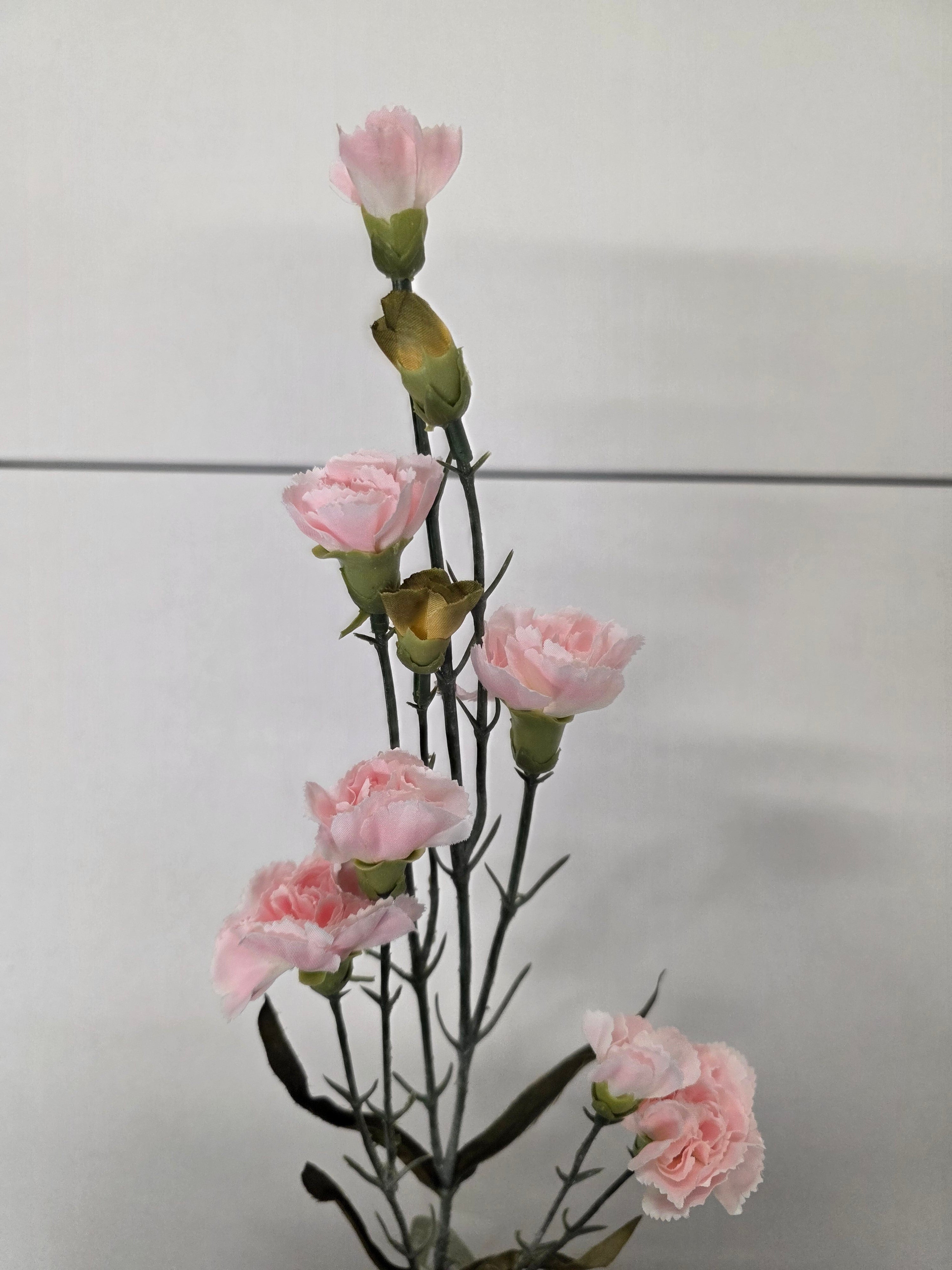 Artificial Spray Carnation Pale Pink (PACK OF 2)